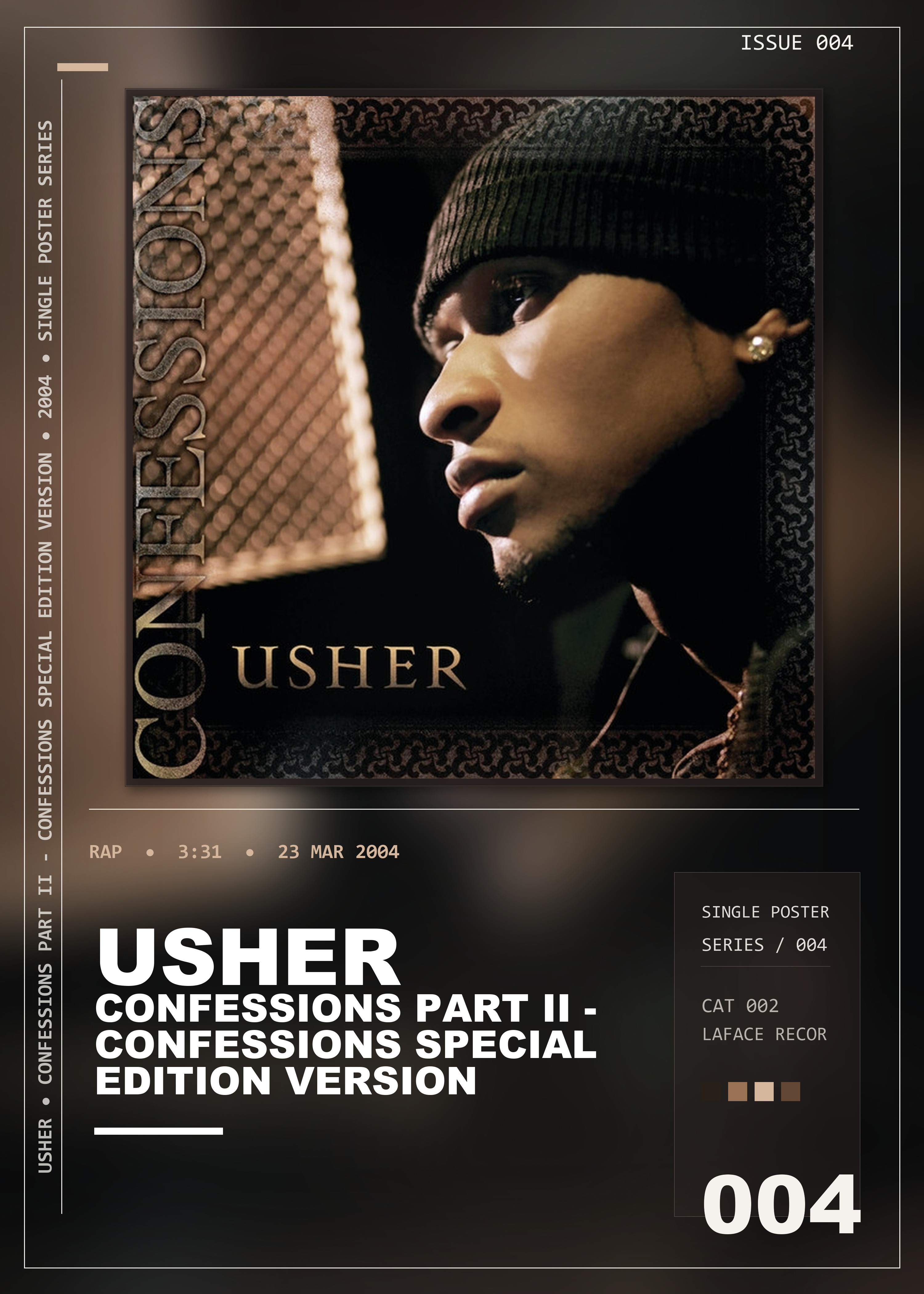 Music poster: Usher - Confessions Part II - Confessions Special Edition Version