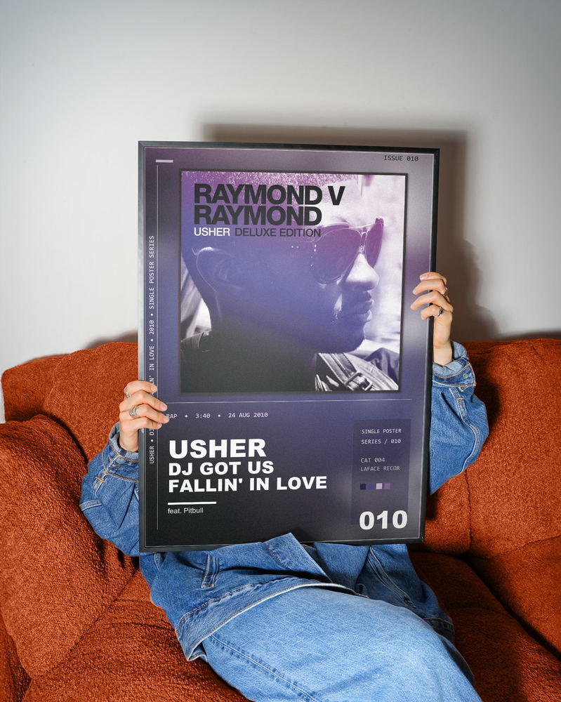 Music poster: Usher - DJ Got Us Fallin In Love feat Pitbull