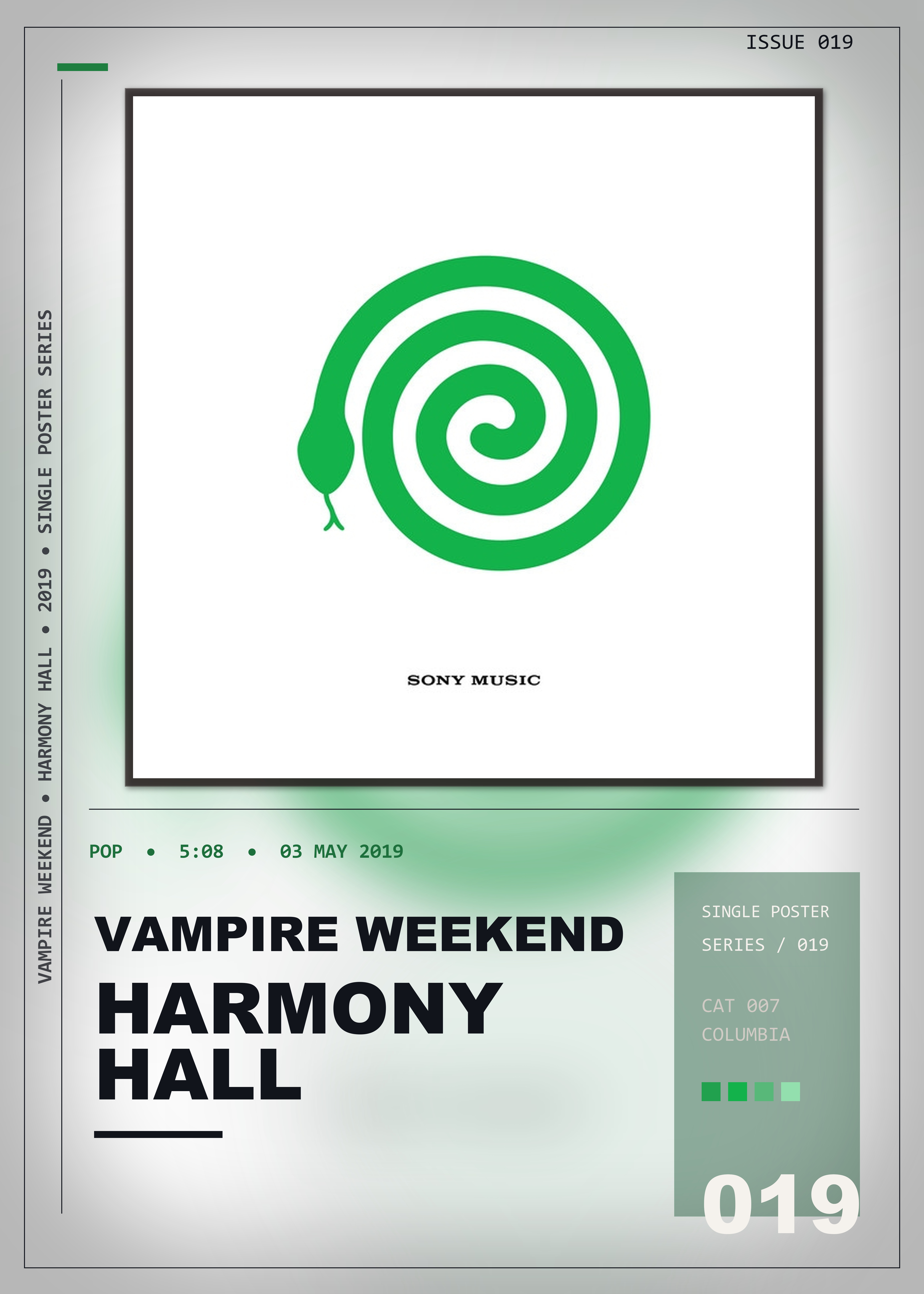 Music poster: Vampire Weekend - Harmony Hall