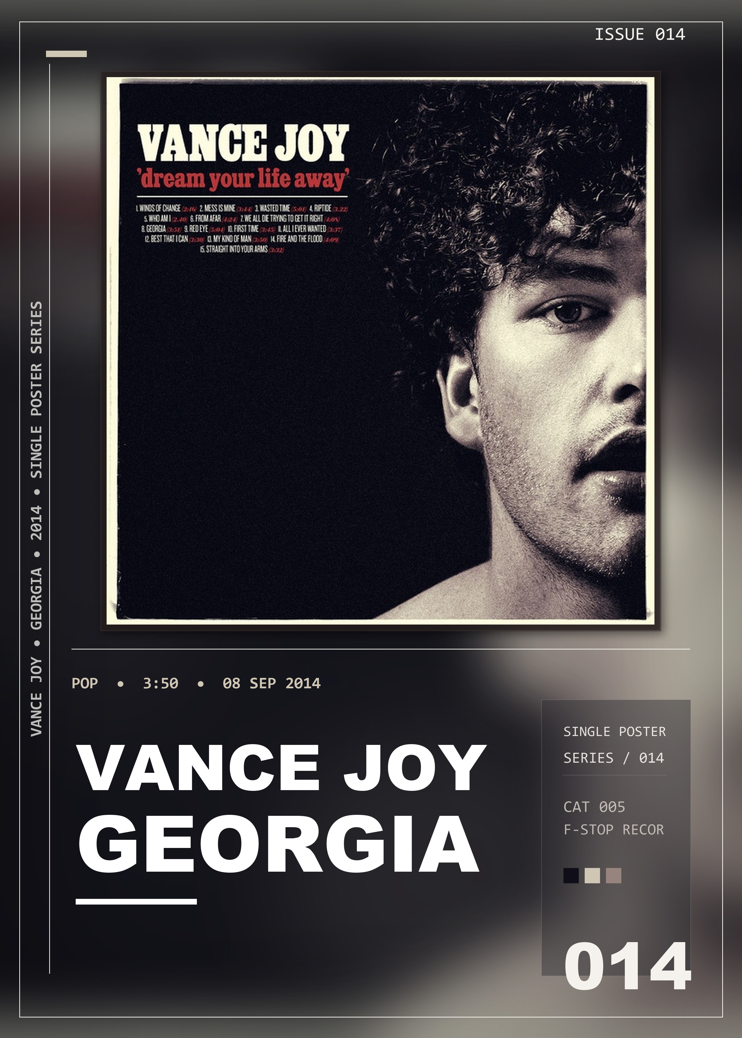 Music poster: Vance Joy - Georgia