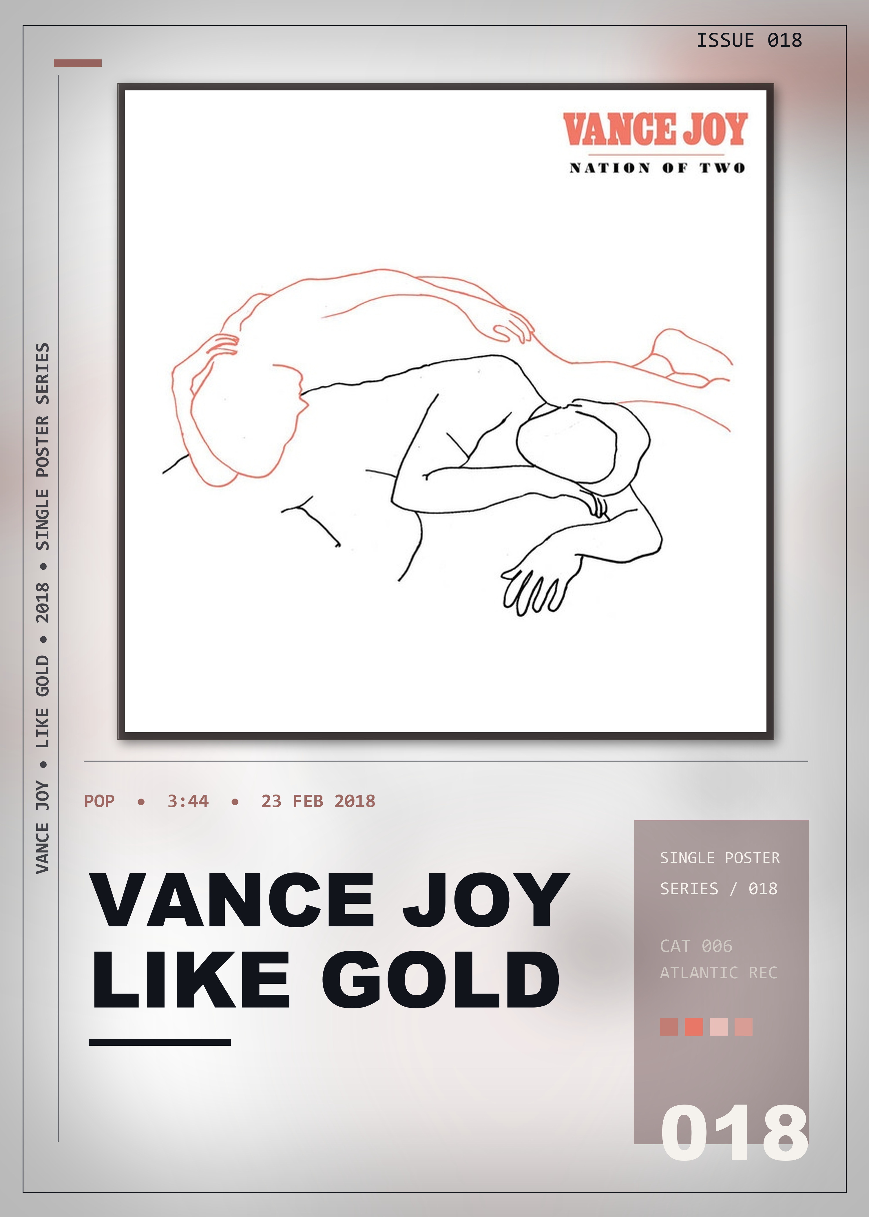Music poster: Vance Joy - Like Gold