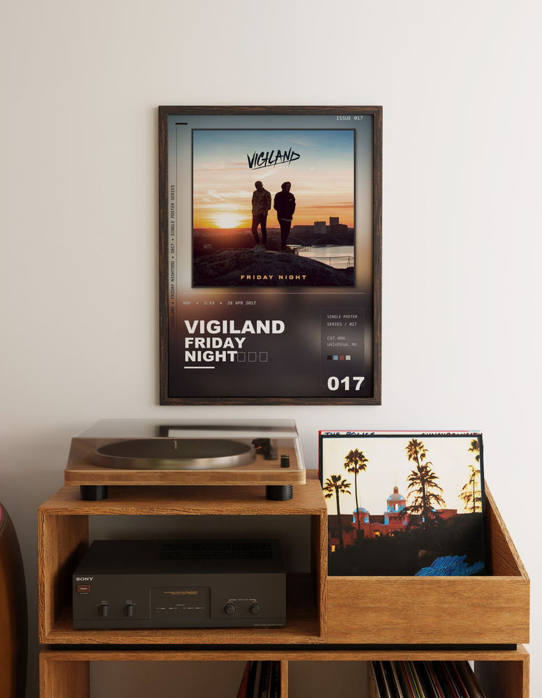 Music poster: Vigiland - Friday Night