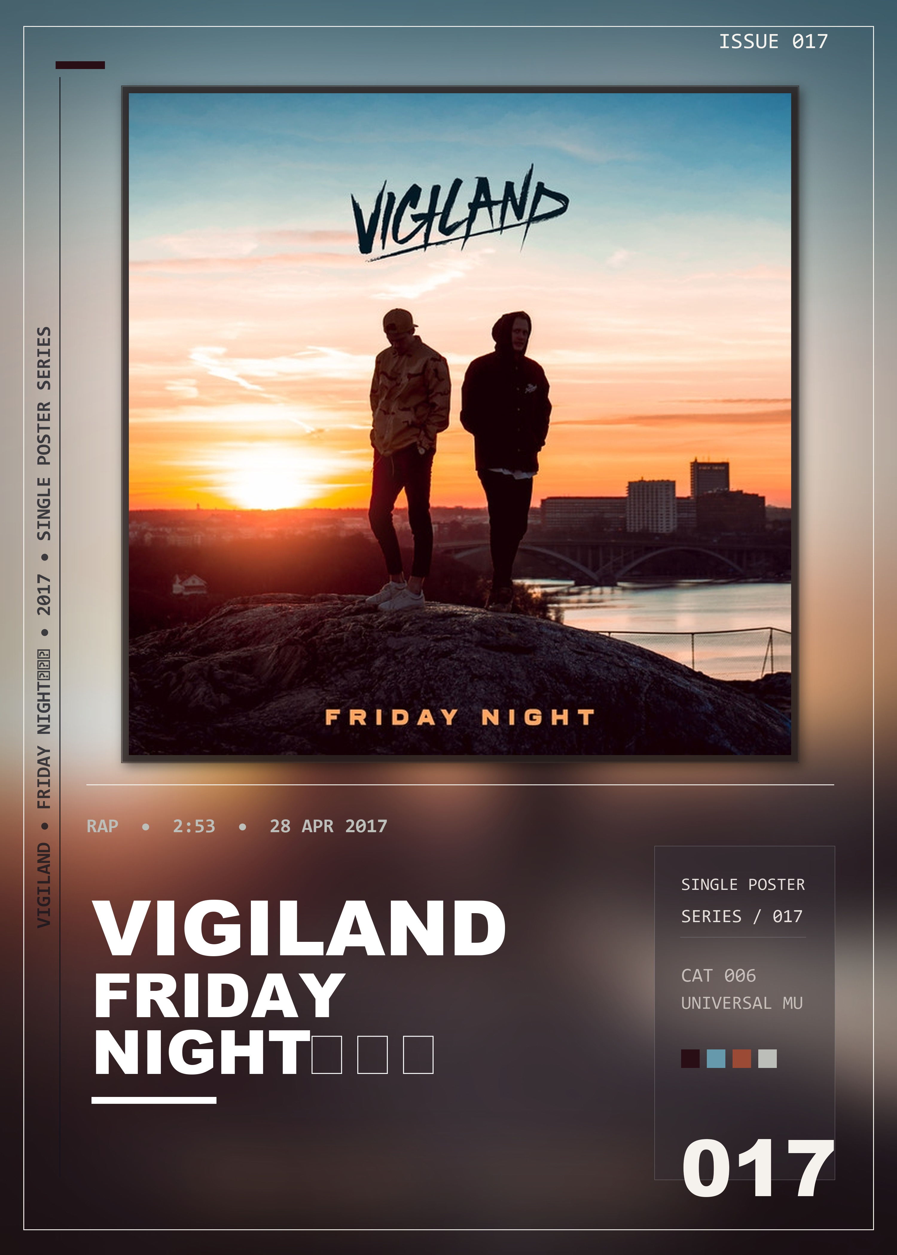 Music poster: Vigiland - Friday Night