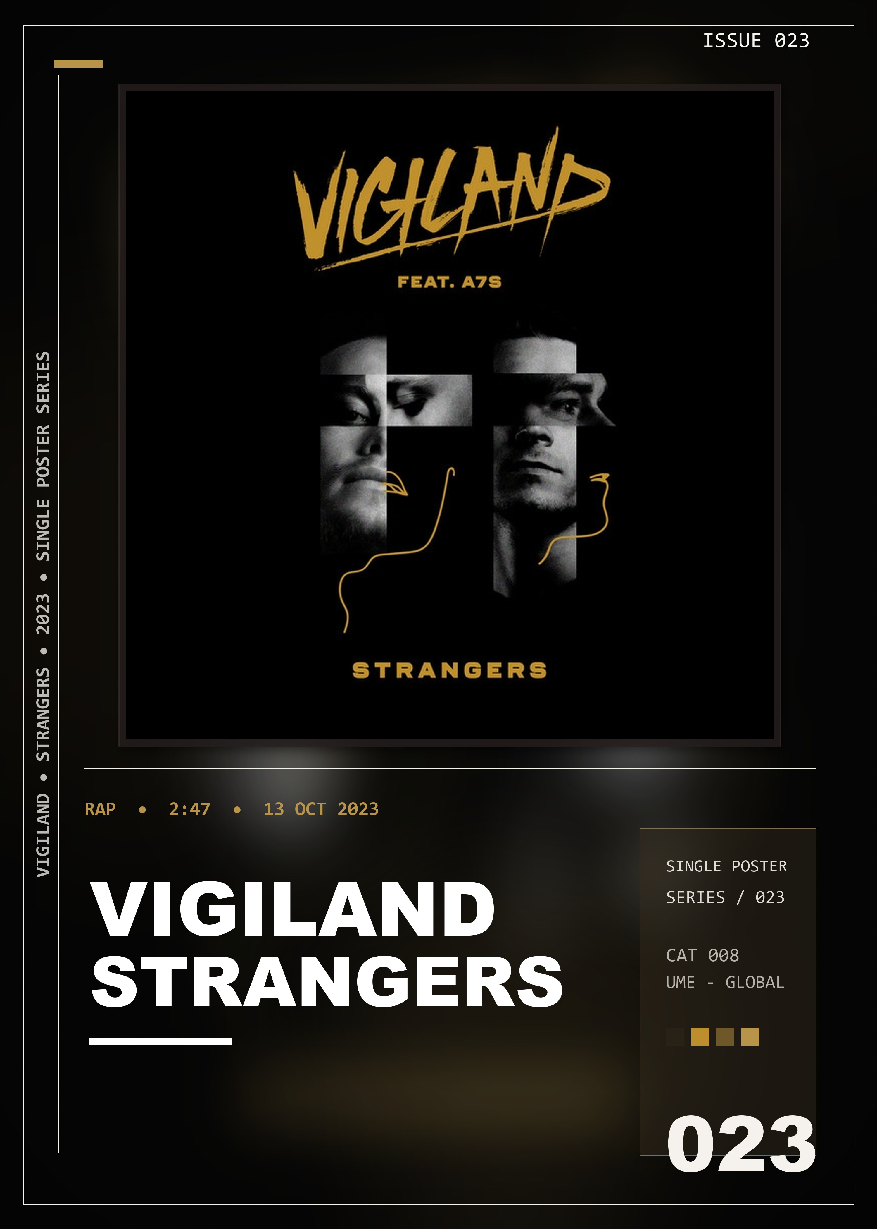 Music poster: Vigiland - Strangers