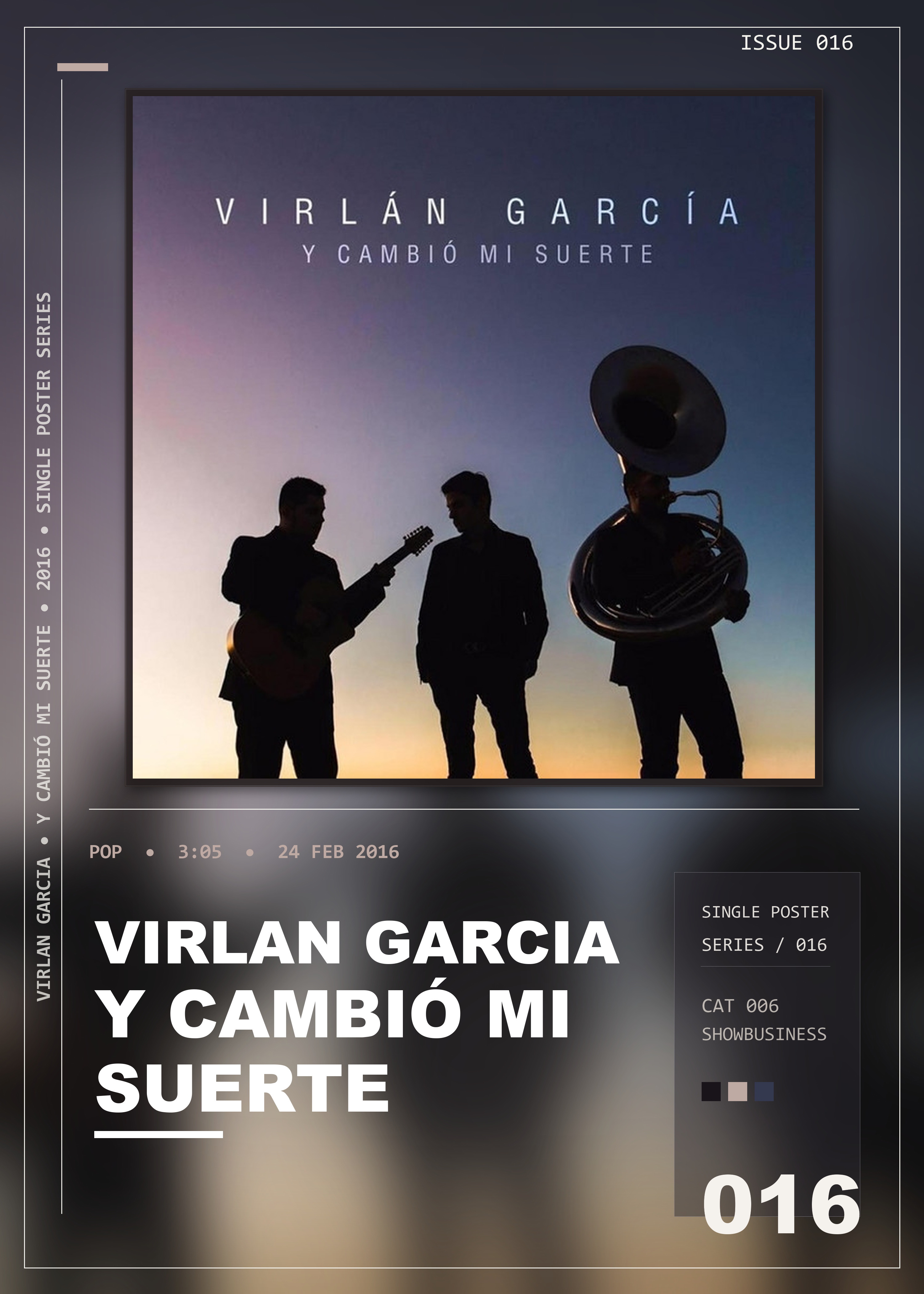 Music poster: Virlan Garcia - Y Cambió Mi Suerte
