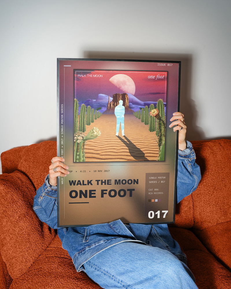Music poster: WALK THE MOON - One Foot