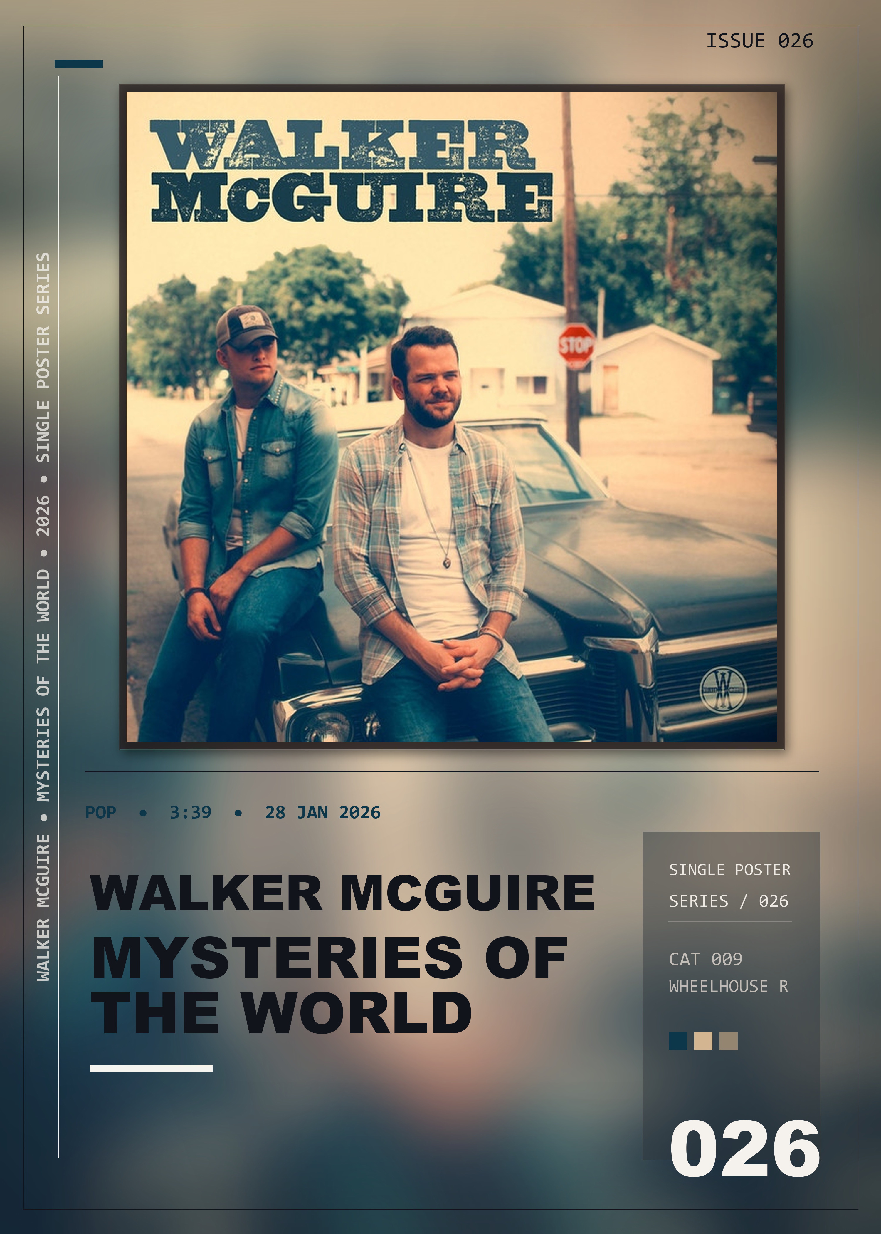 Music poster: Walker McGuire - Mysteries of the World