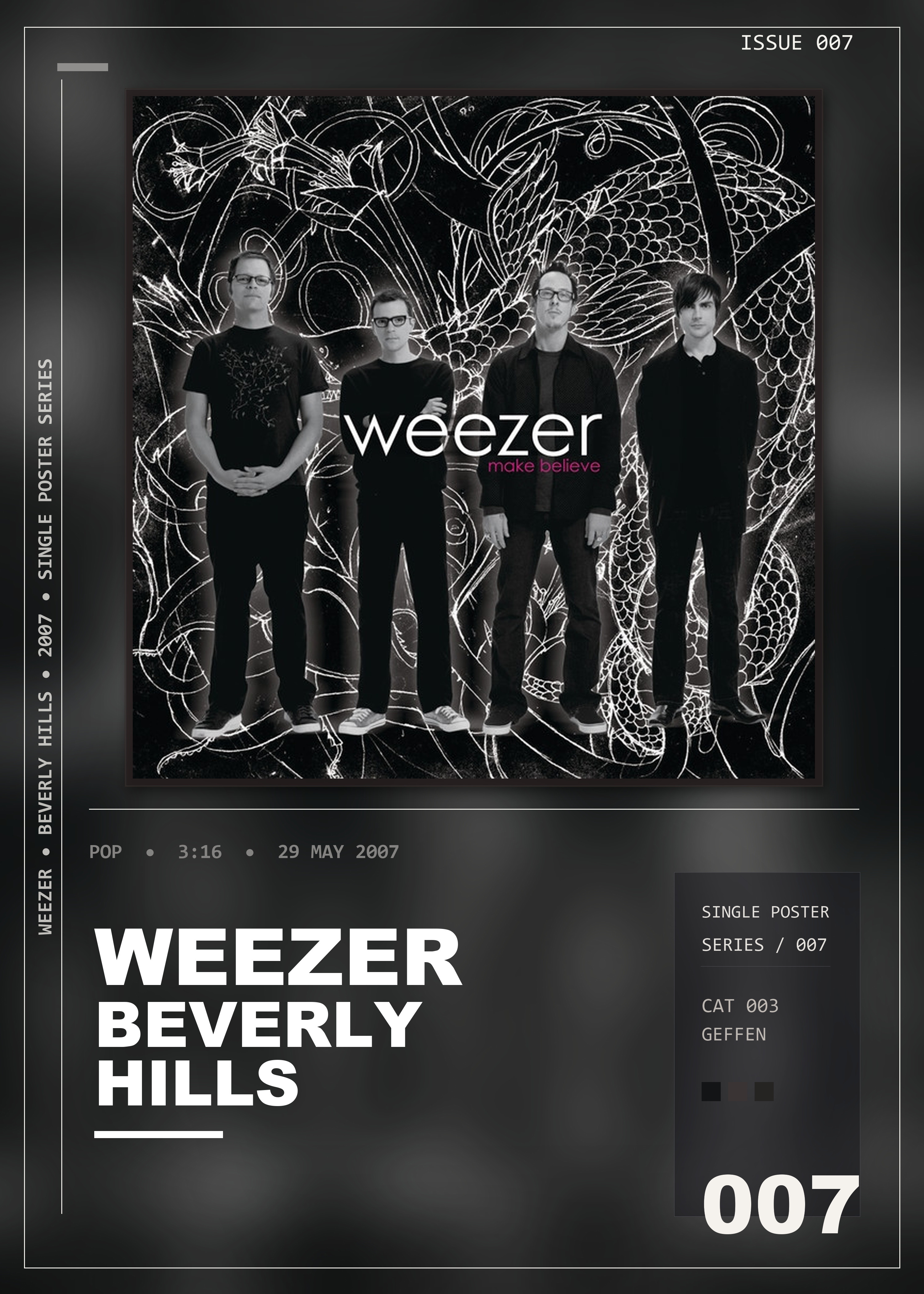 Music poster: Weezer - Beverly Hills