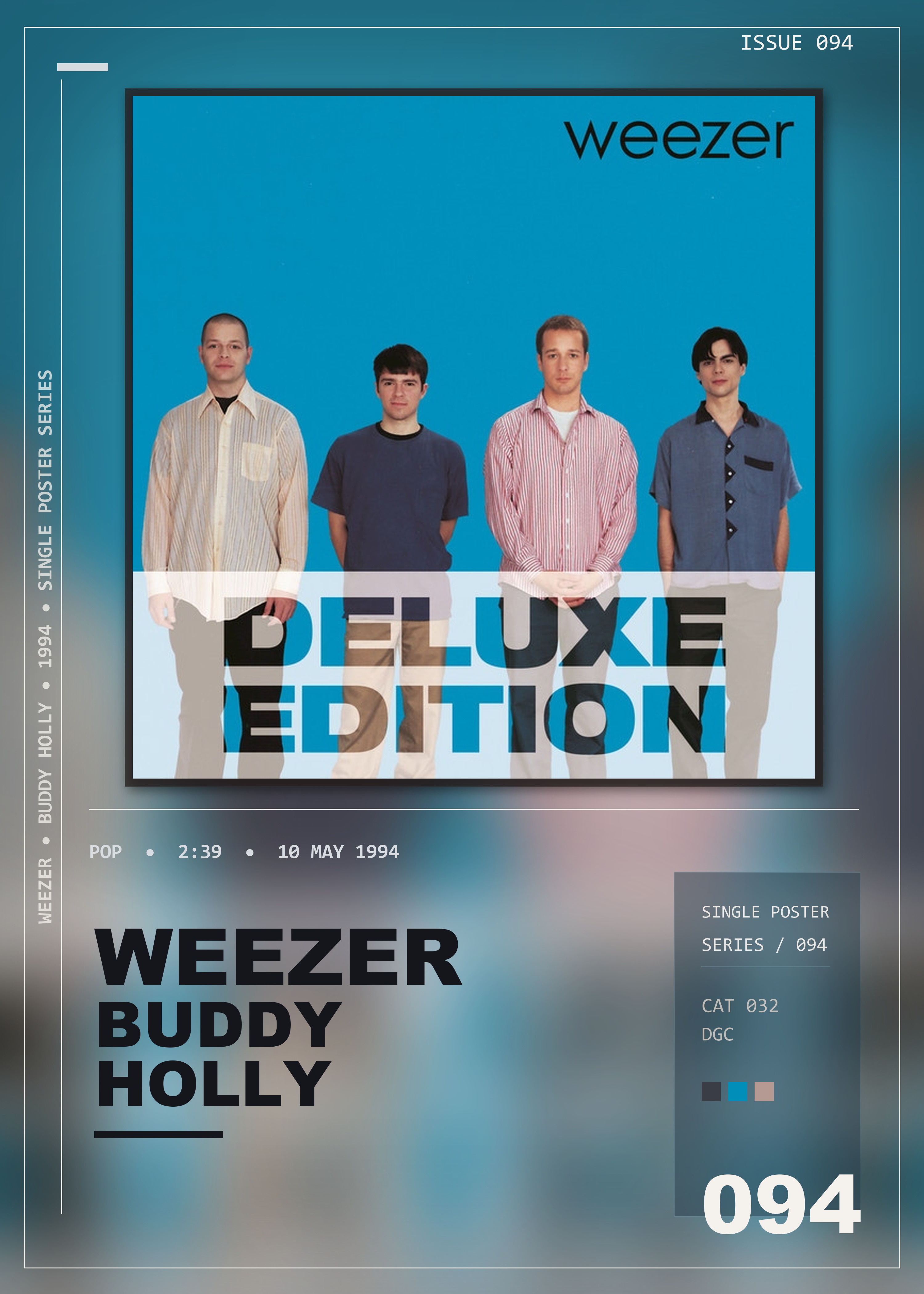 Music poster: Weezer - Buddy Holly
