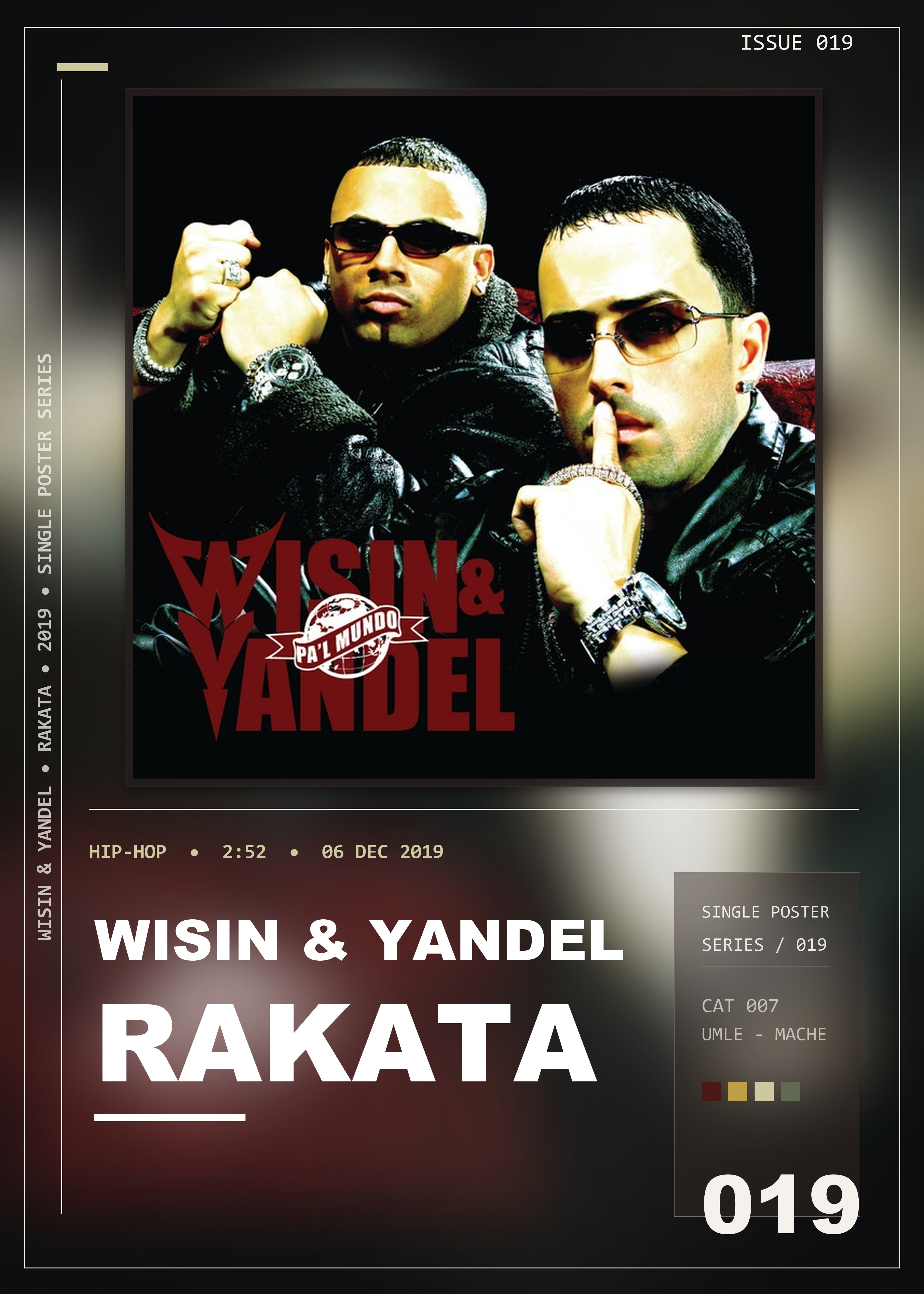 Music poster: Wisin Yandel - Rakata