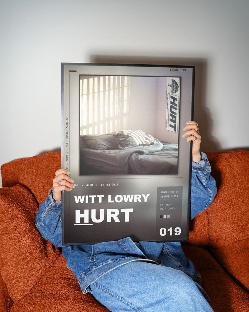 Music poster: Witt Lowry - HURT