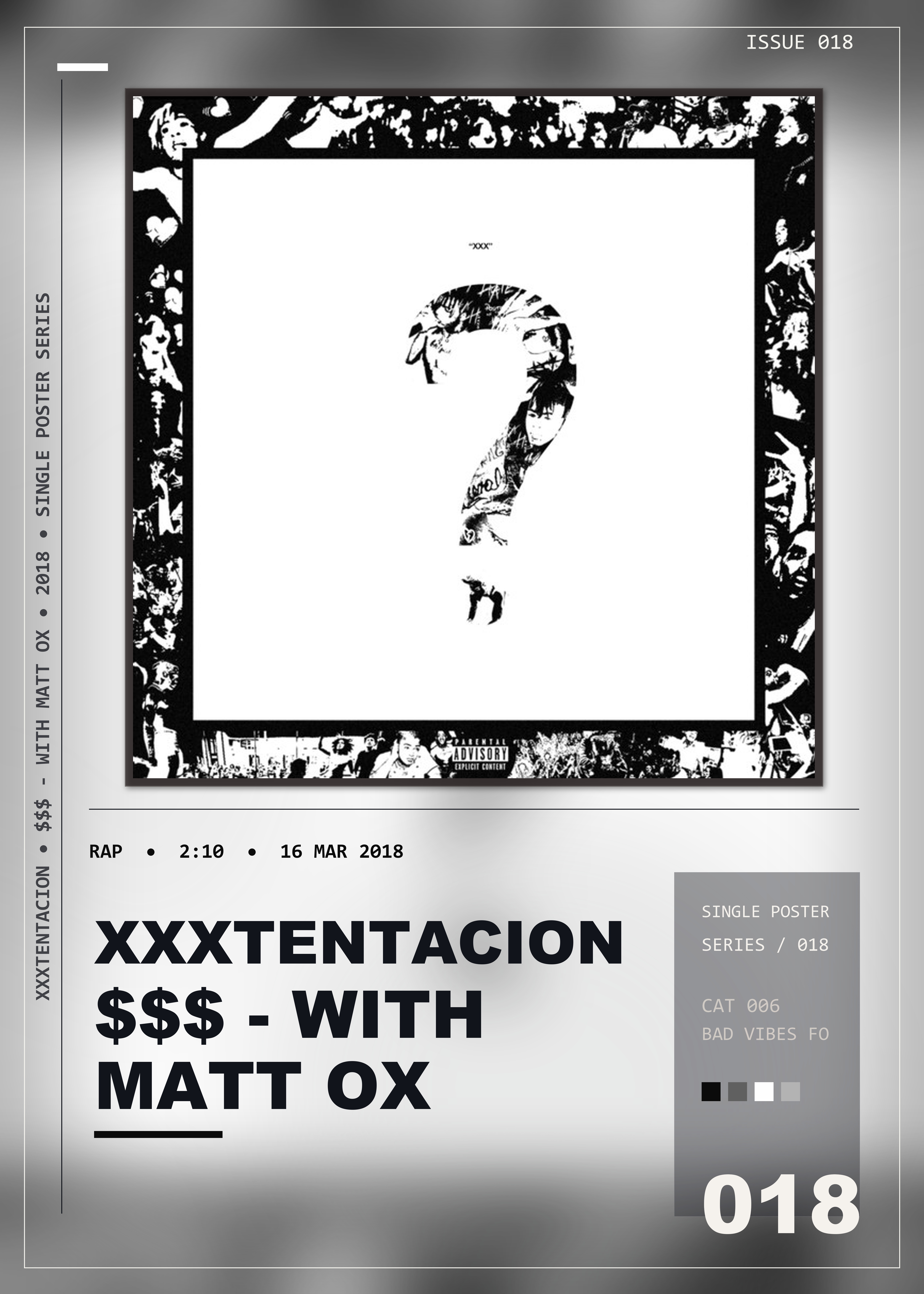 Music poster: XXXTENTACION - - with Matt Ox