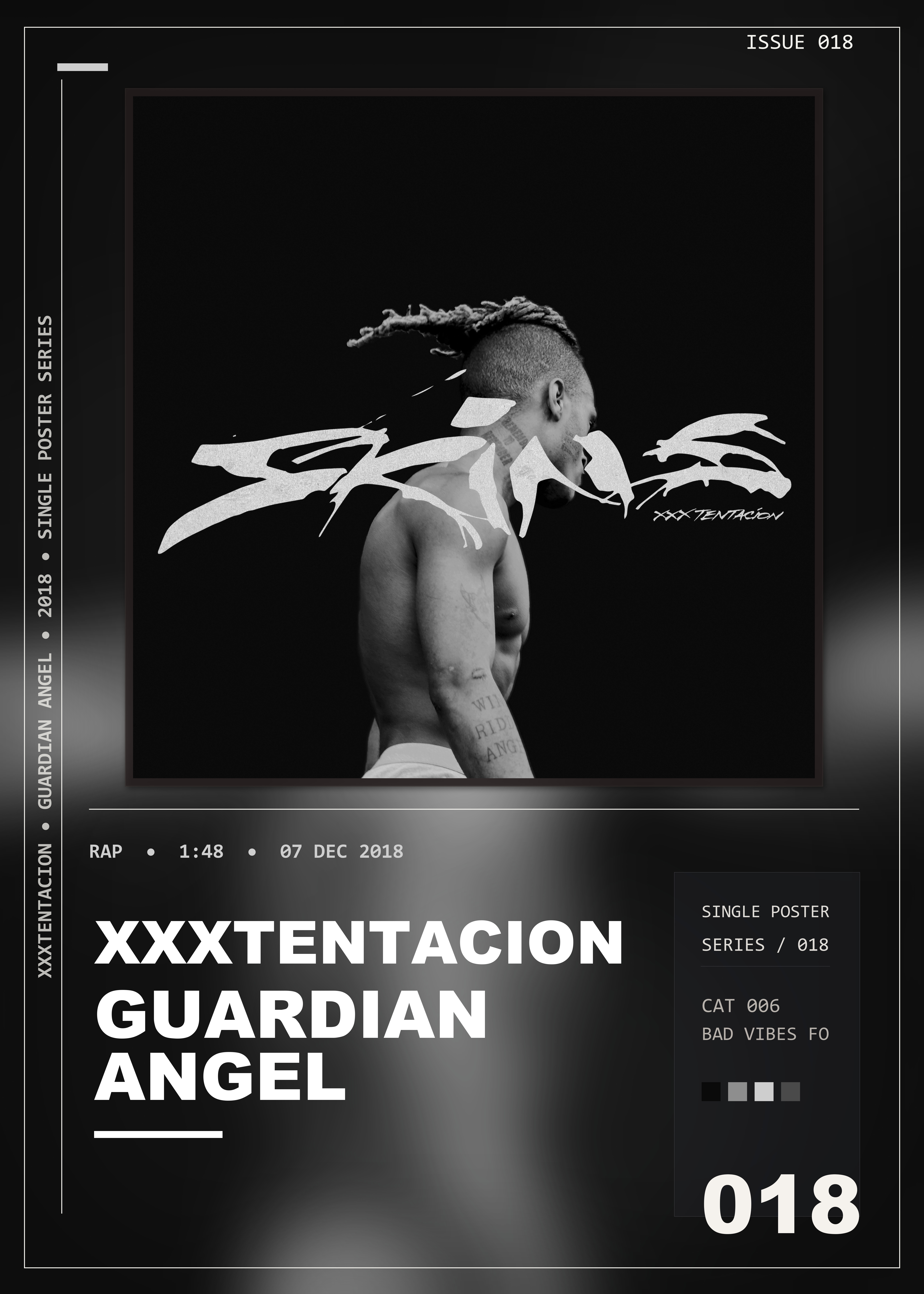 Music poster: XXXTENTACION - Guardian angel