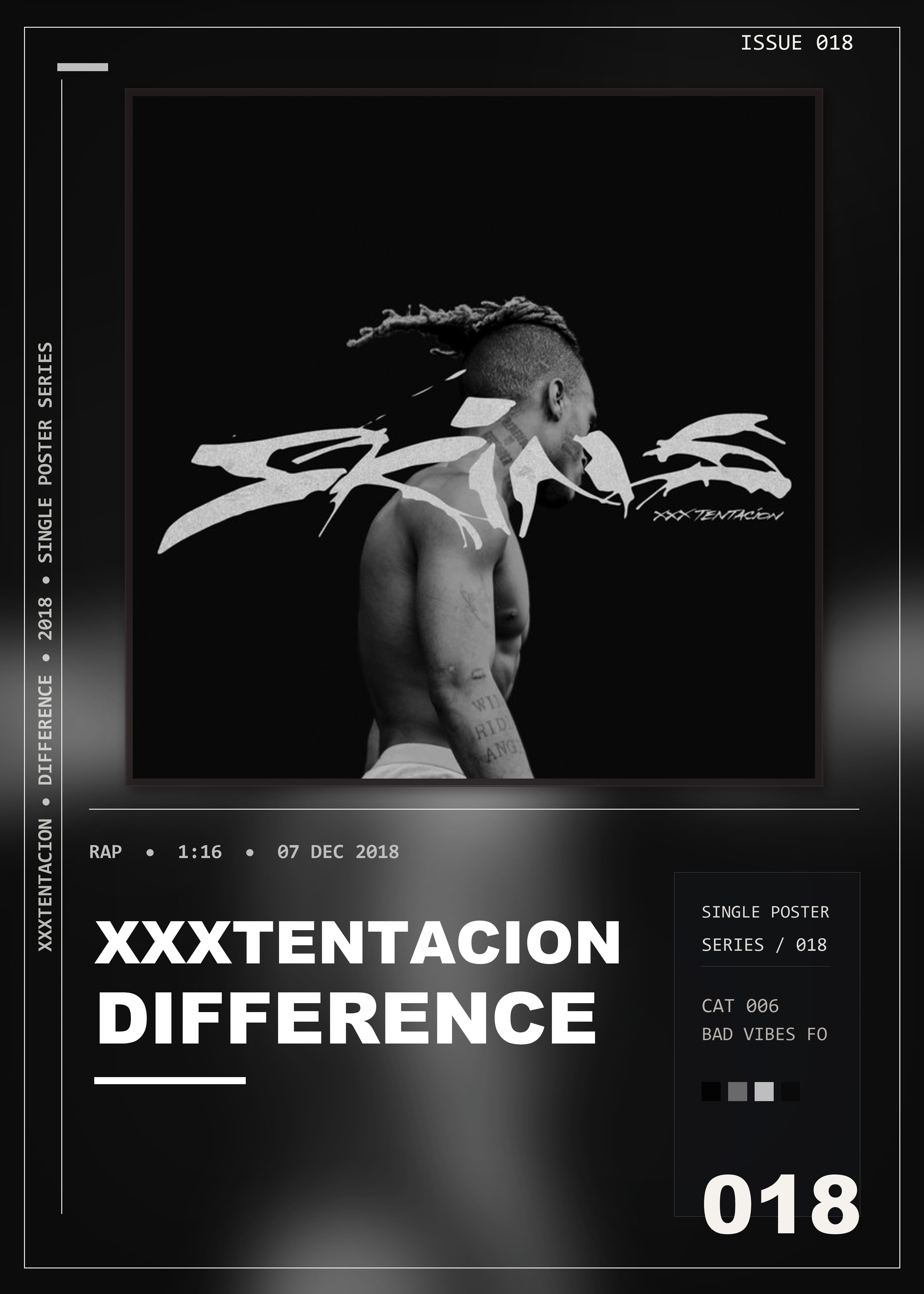 Music poster: XXXTENTACION - difference interlude