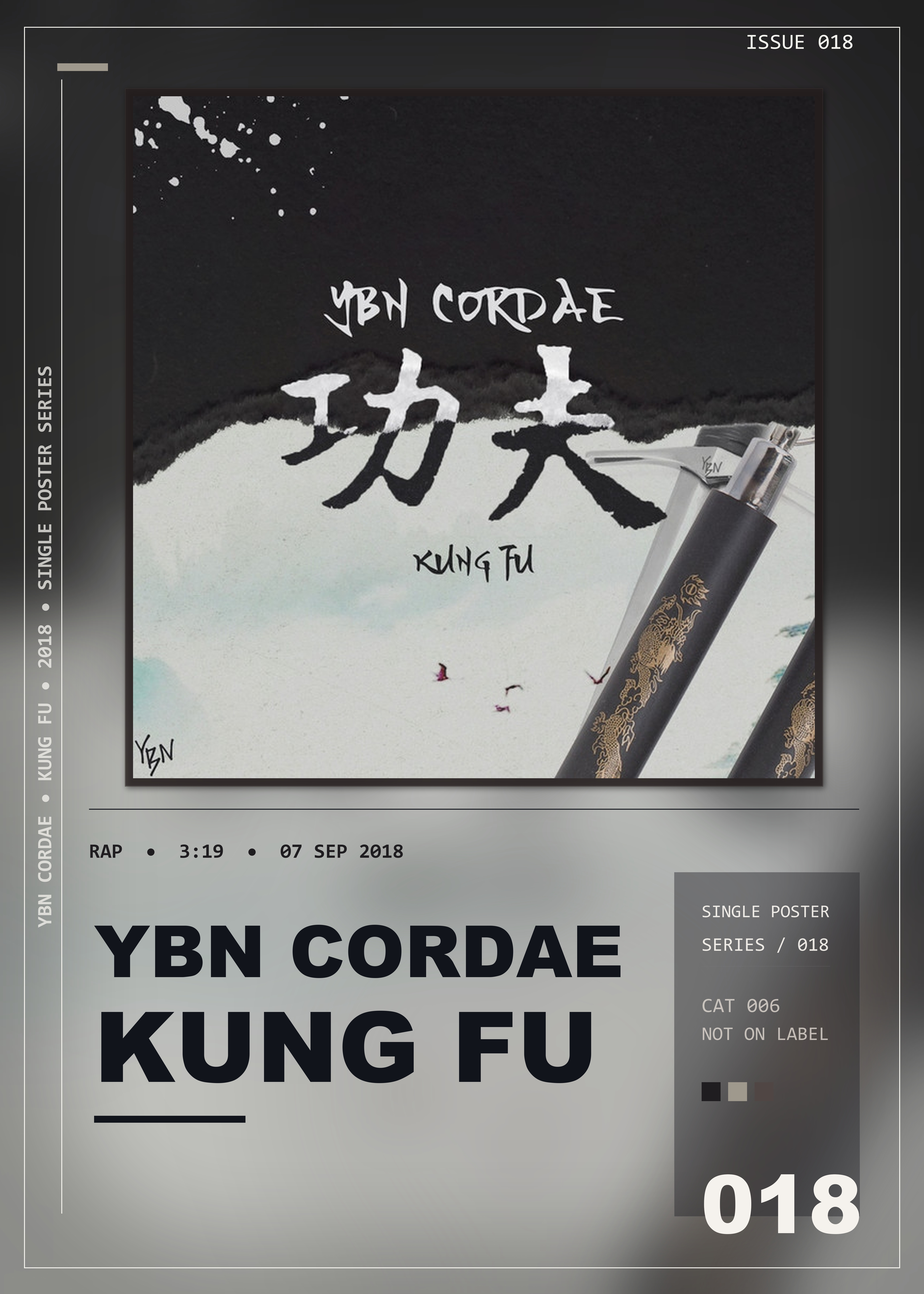 Music poster: YBN Cordae - Kung Fu