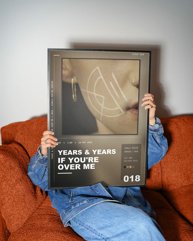 Music poster: Years Years - If Youre Over Me