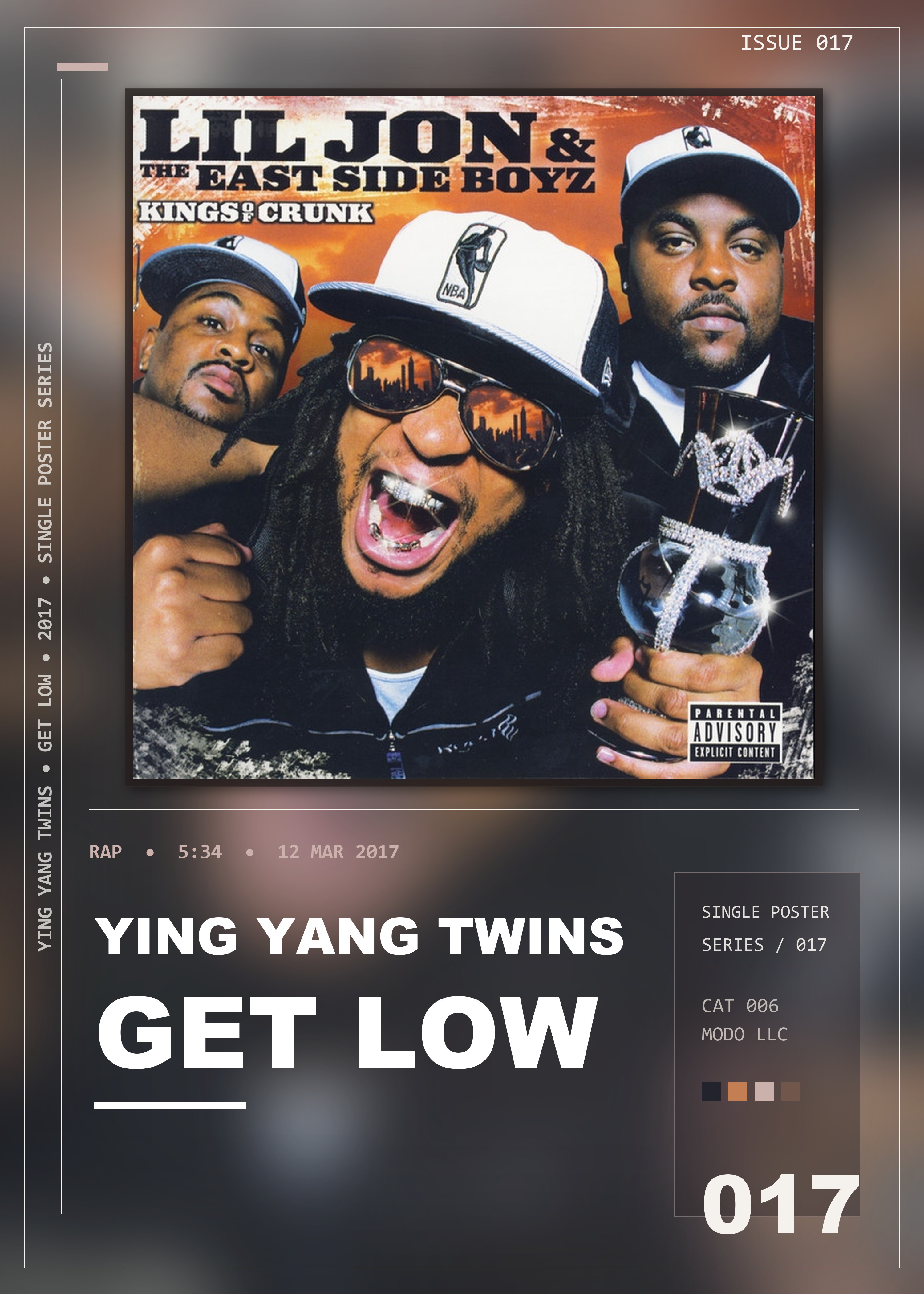 Music poster: Ying Yang Twins - Get Low