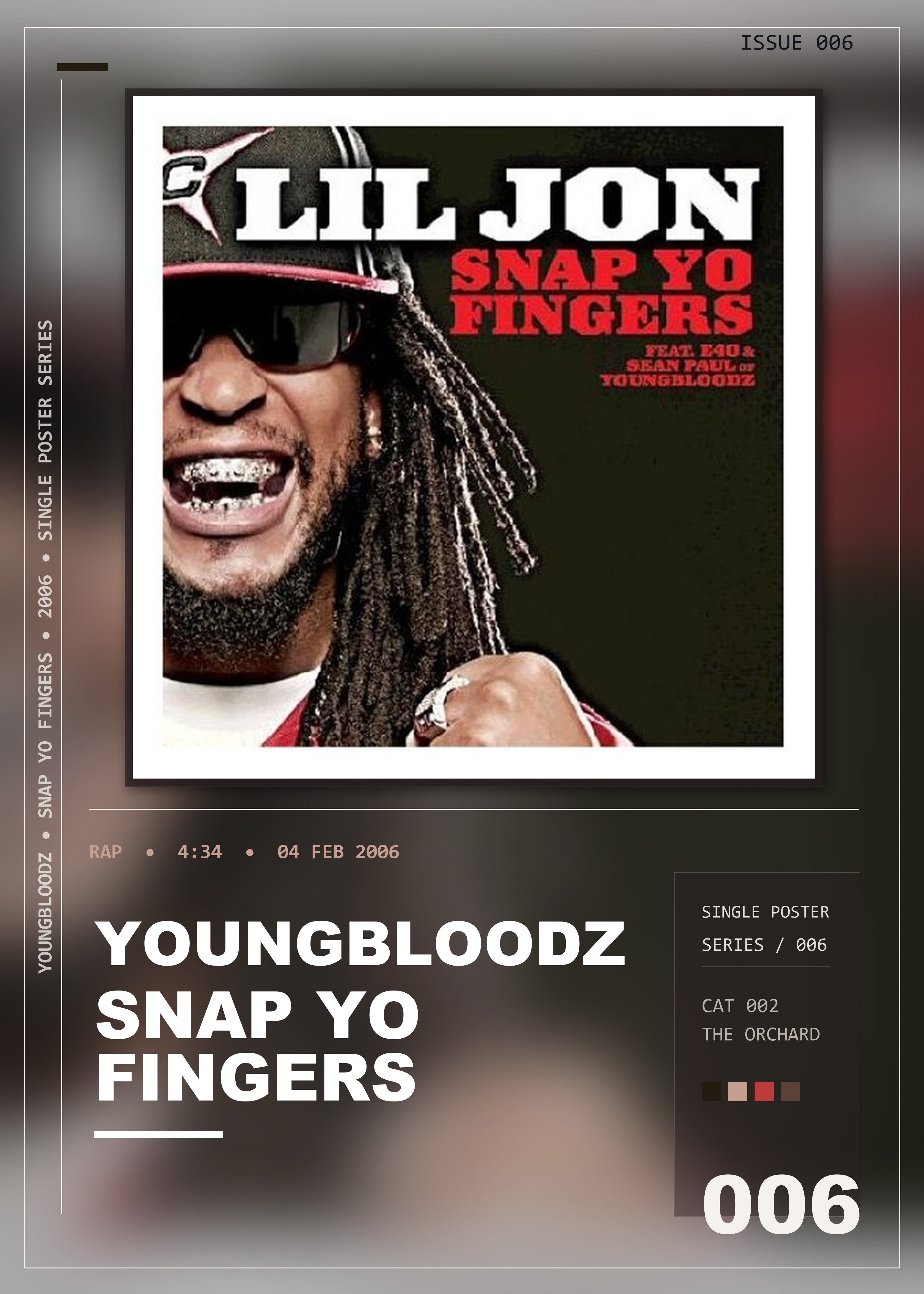 Music poster: Youngbloodz - Snap Yo Fingers