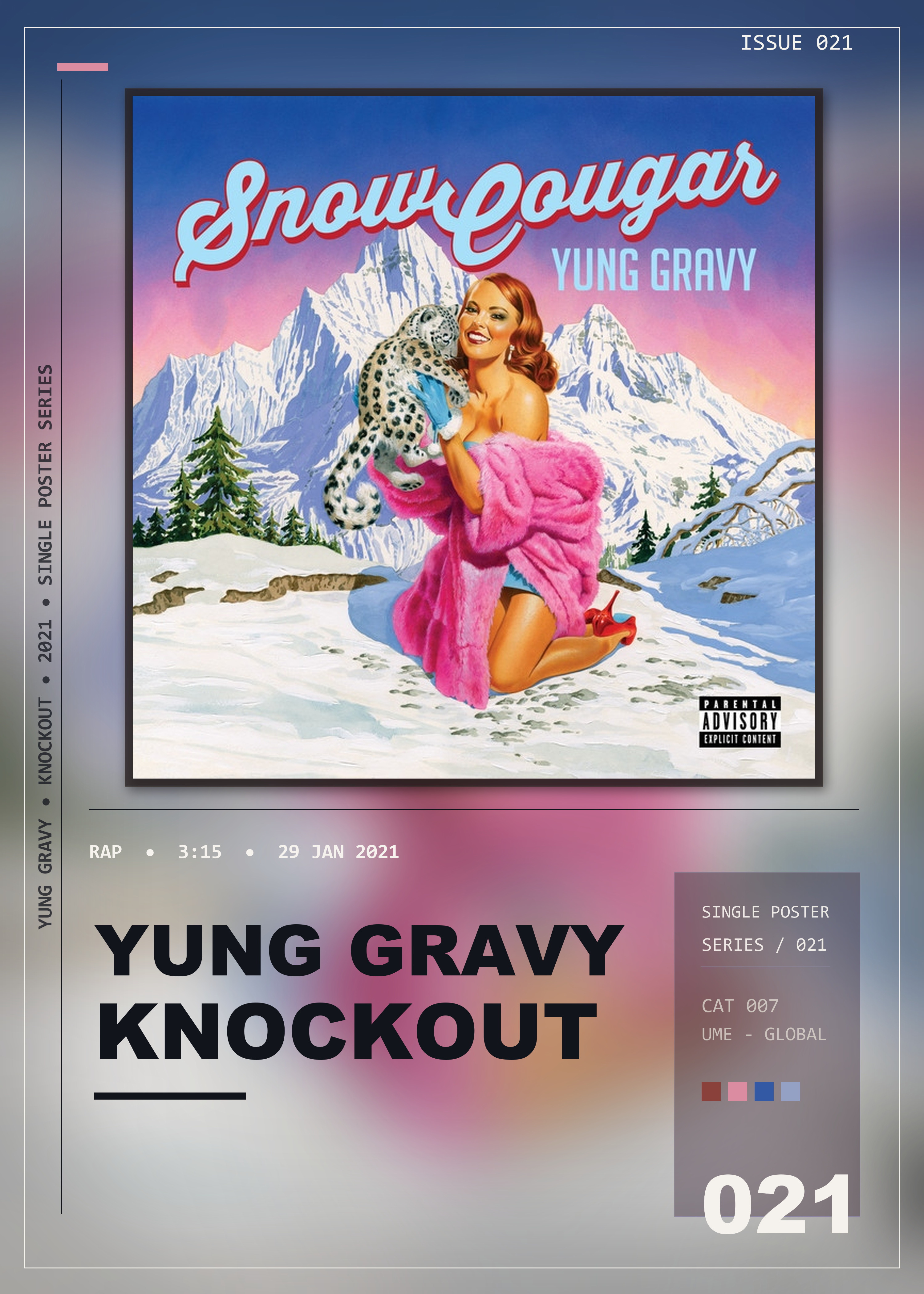 Music poster: Yung Gravy - Knockout