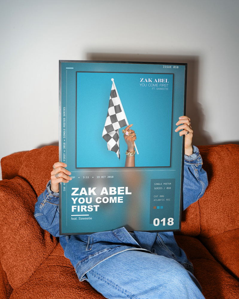 Music poster: Zak Abel - You Come First feat Saweetie