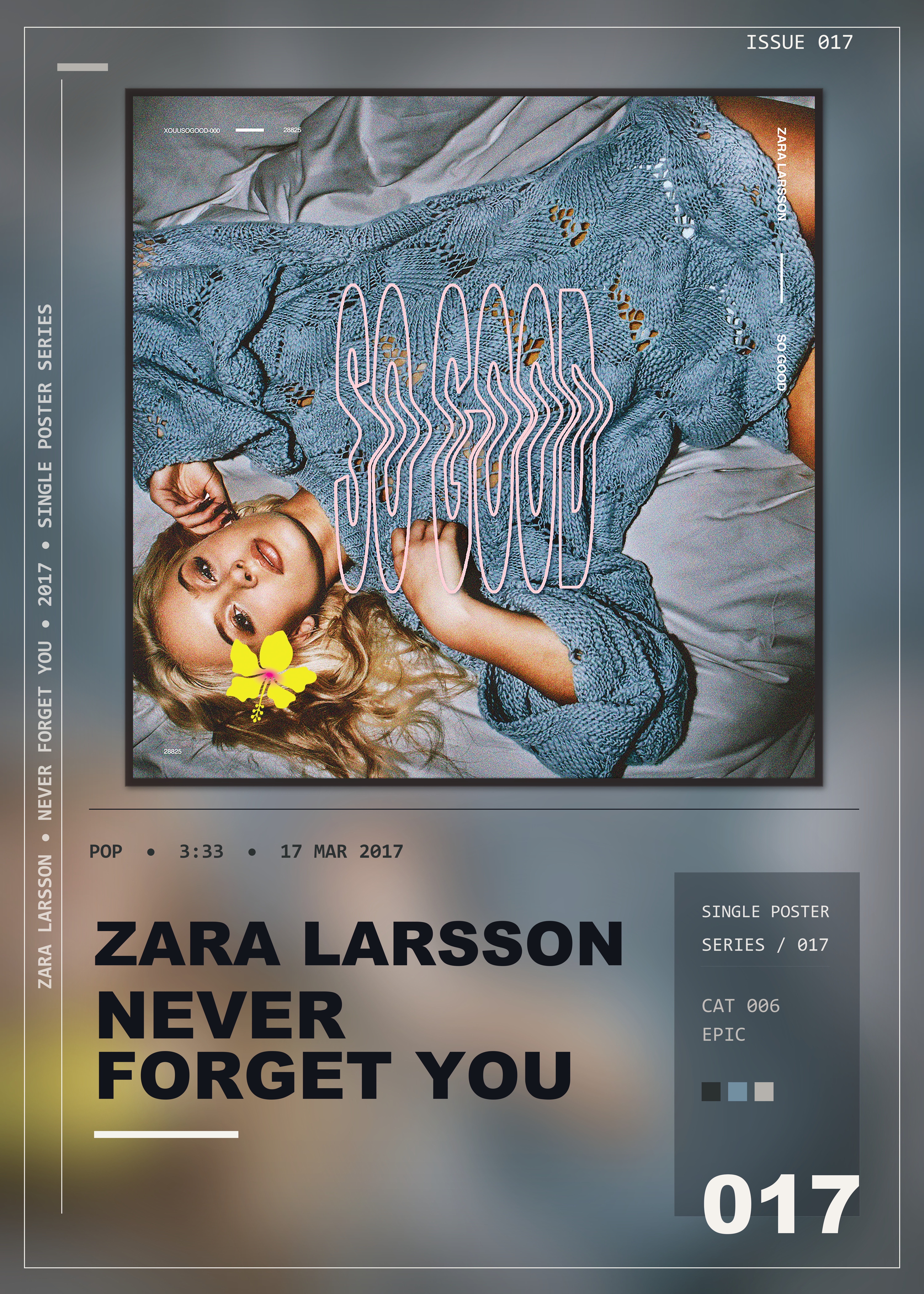 Music poster: Zara Larsson - Never Forget You