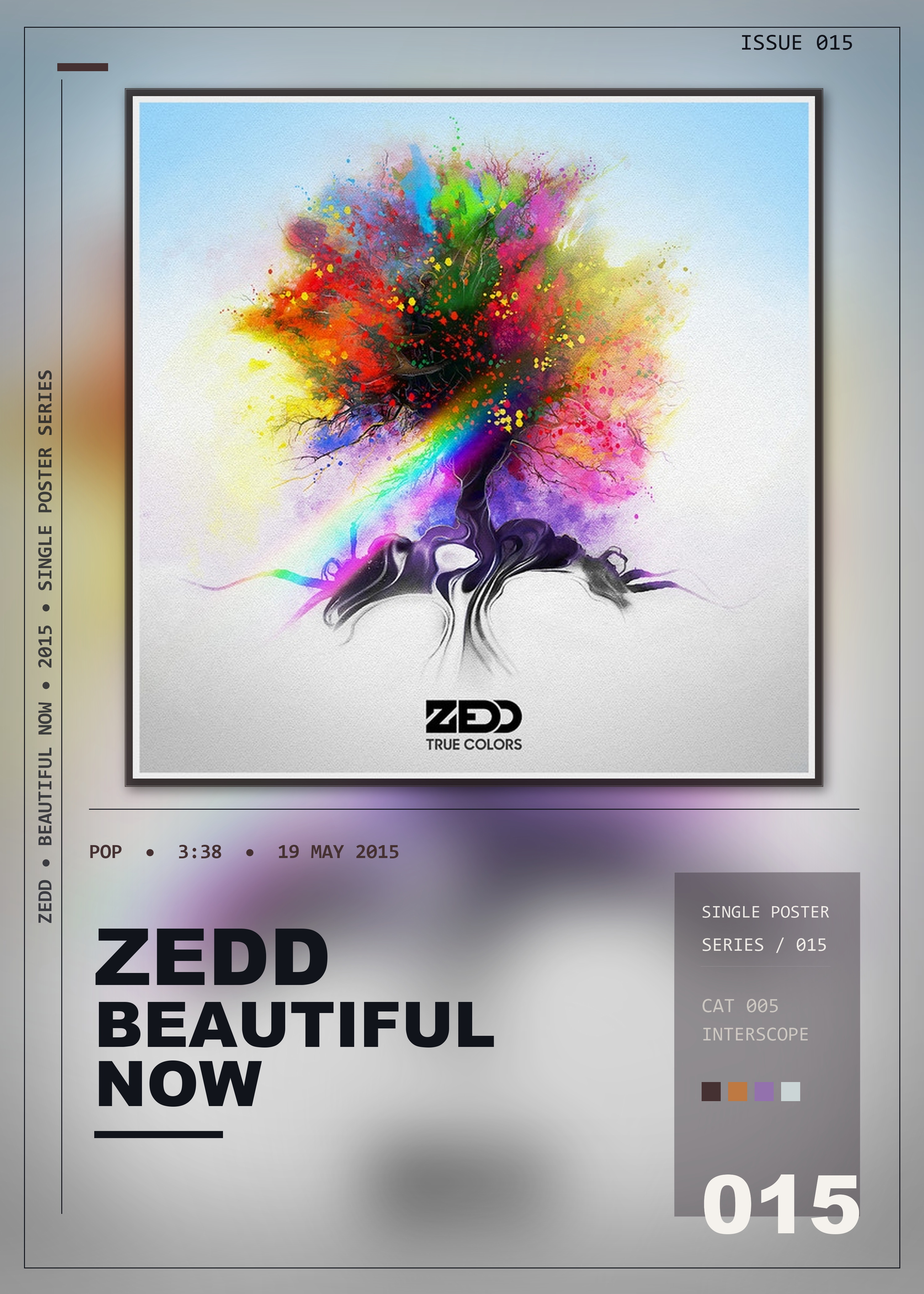 Music poster: Zedd - Beautiful Now