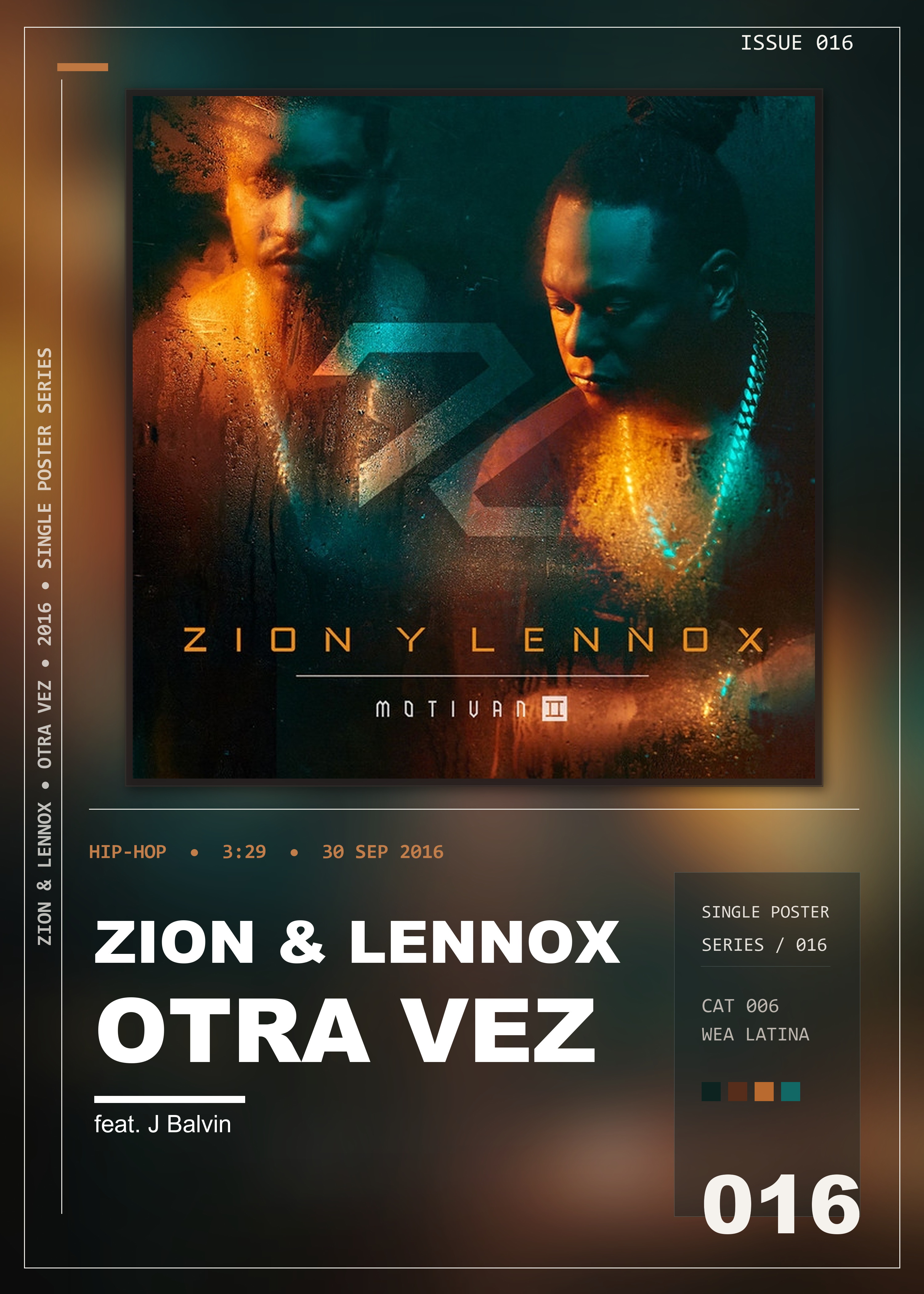 Music poster: Zion Lennox - Otra Vez feat J Balvin