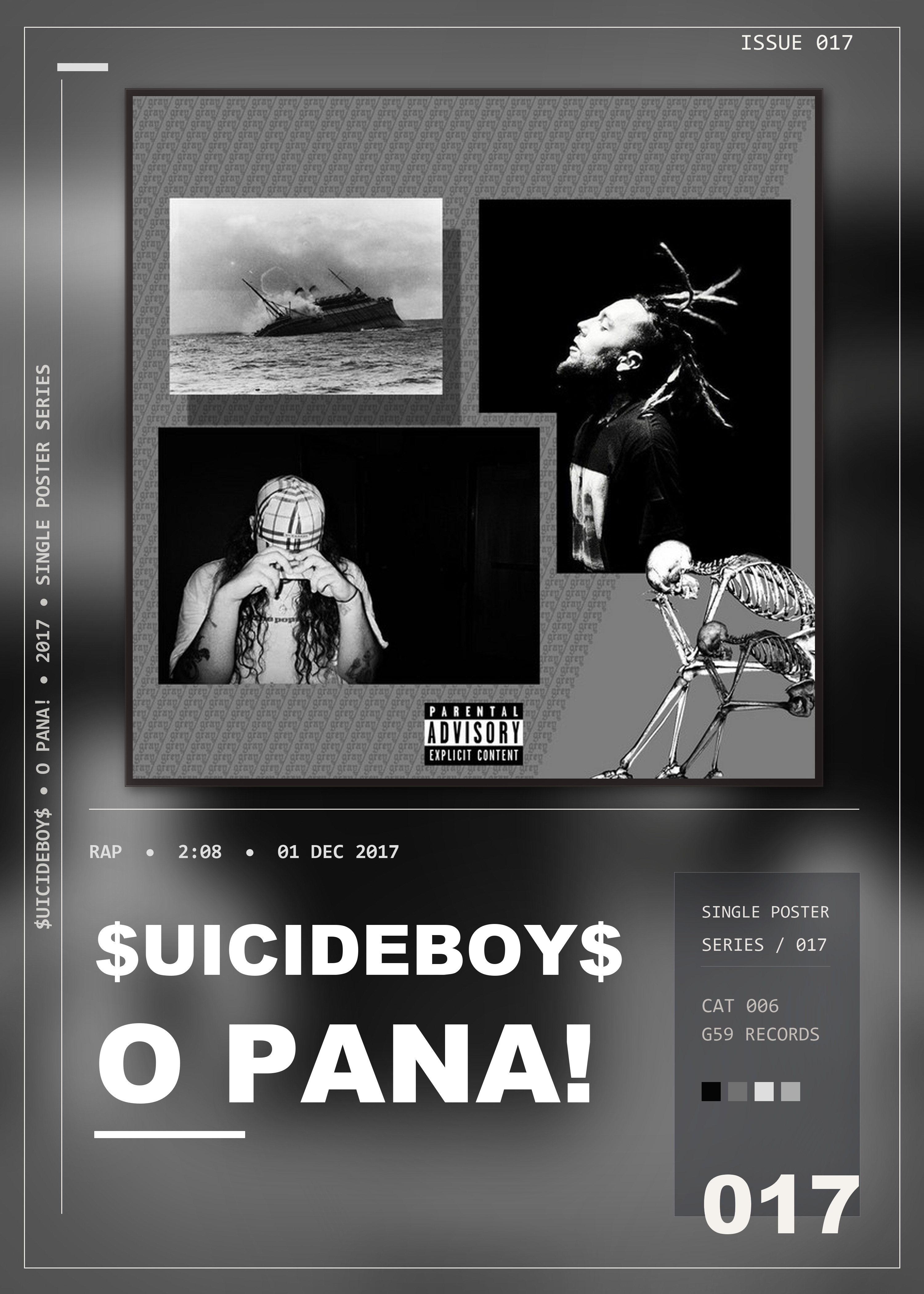 Music poster: uicideBoy - O Pana