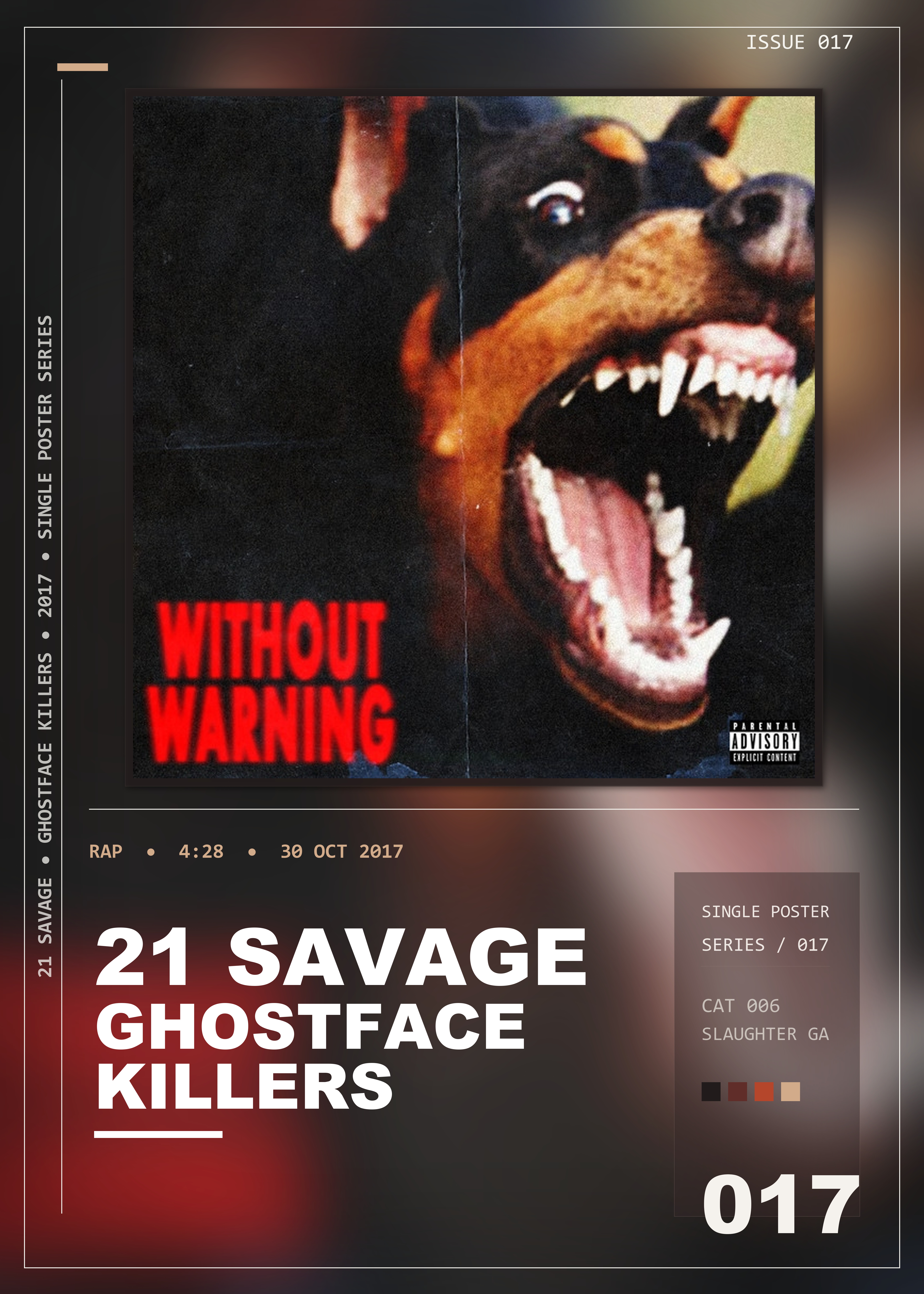 Music poster: 21 Savage - Ghostface Killers