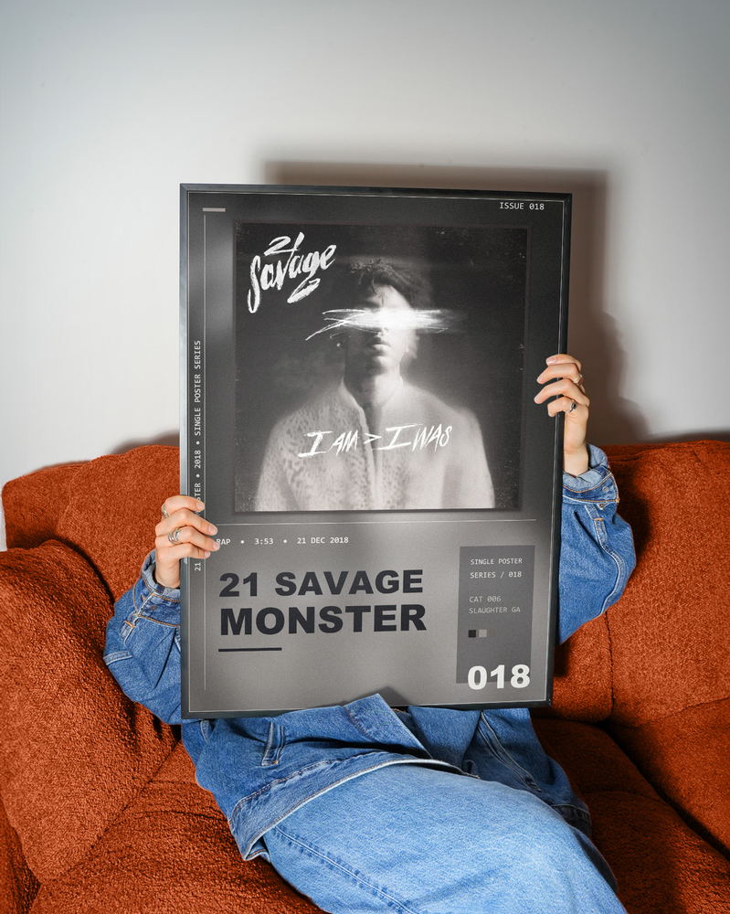 Music poster: 21 Savage - monster