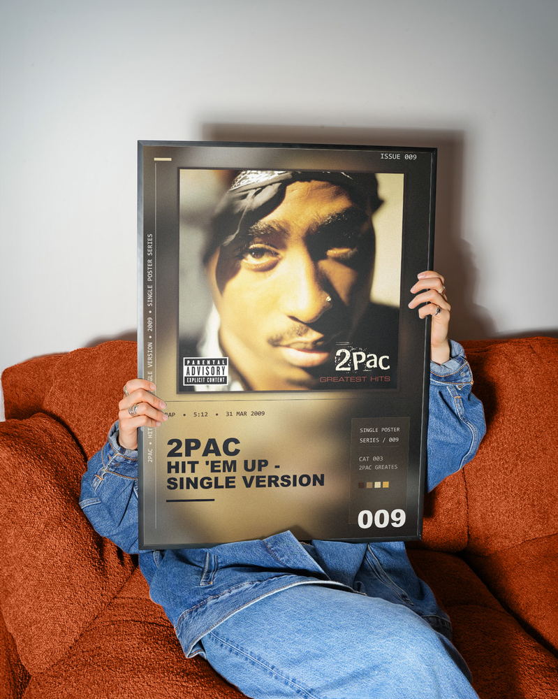 Music poster: 2Pac - Hit Em Up - Single Version