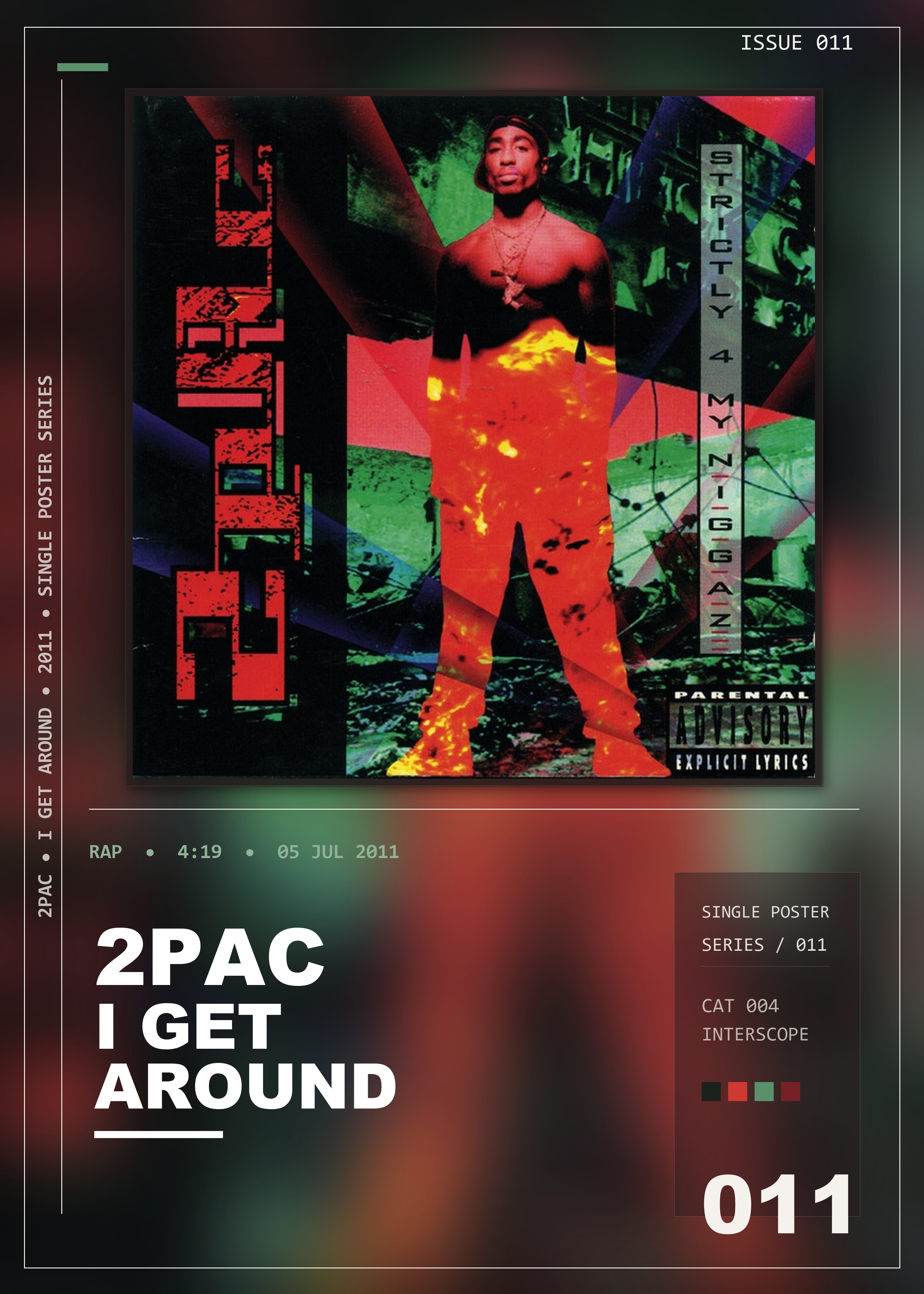 Music poster: 2Pac - I Get Around