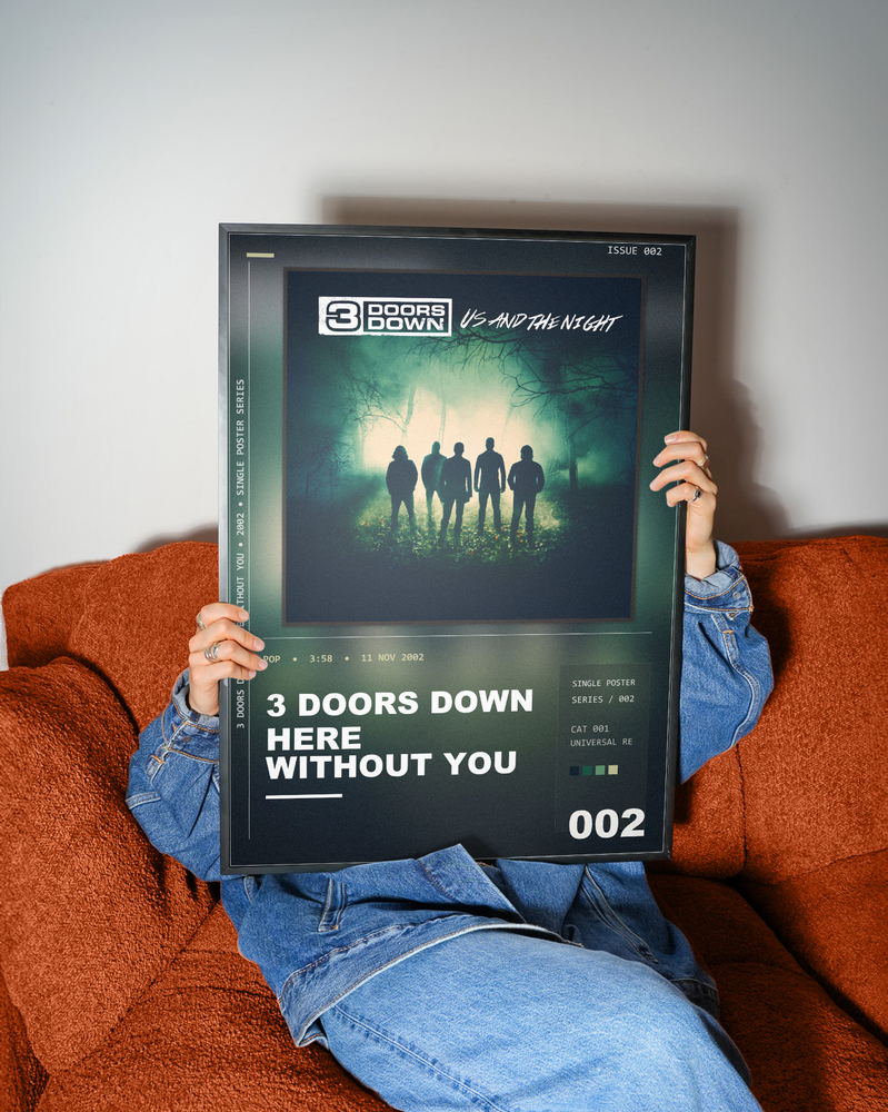 Music poster: 3 Doors Down - Here Without You