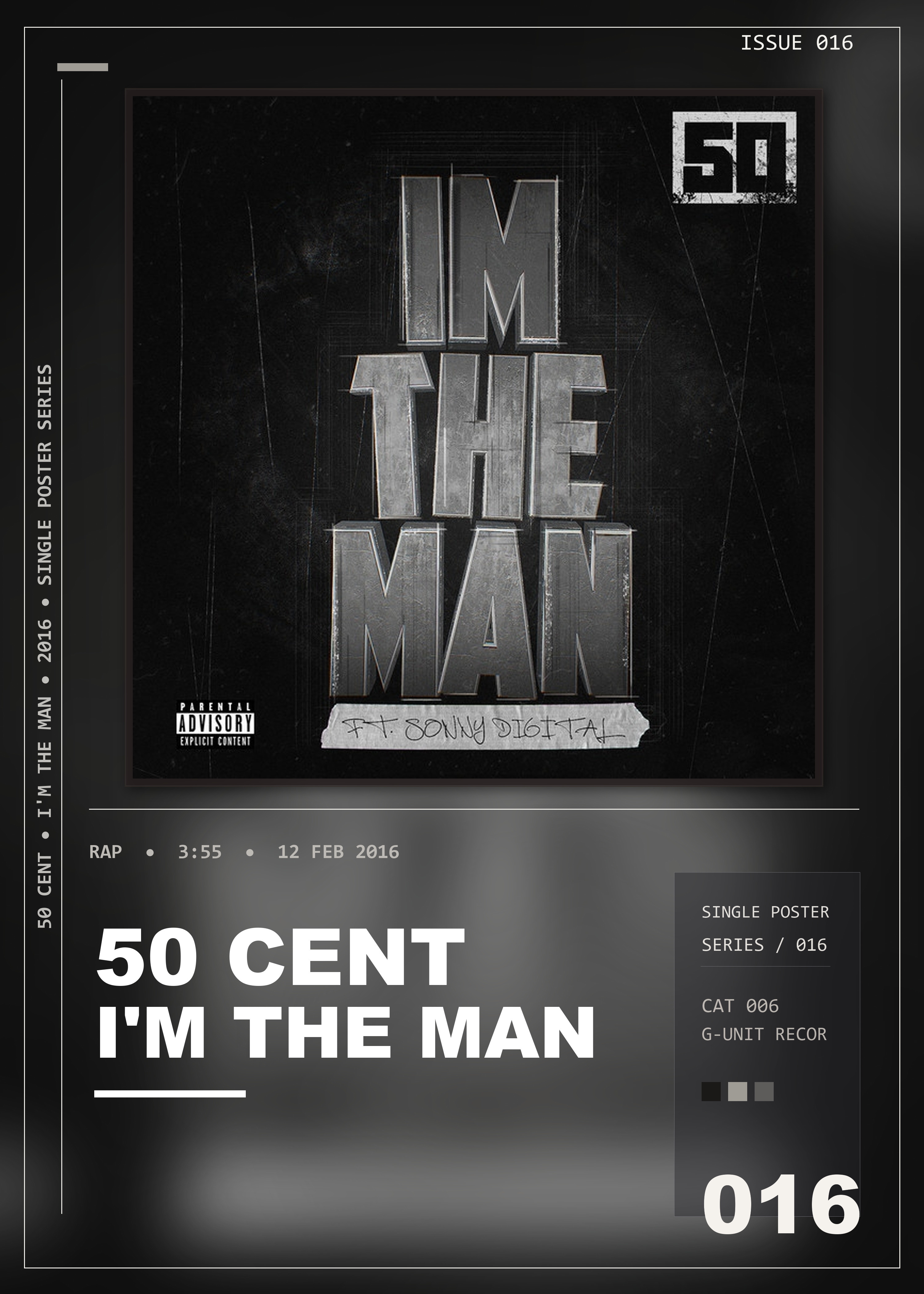 Music poster: 50 Cent - Im The Man