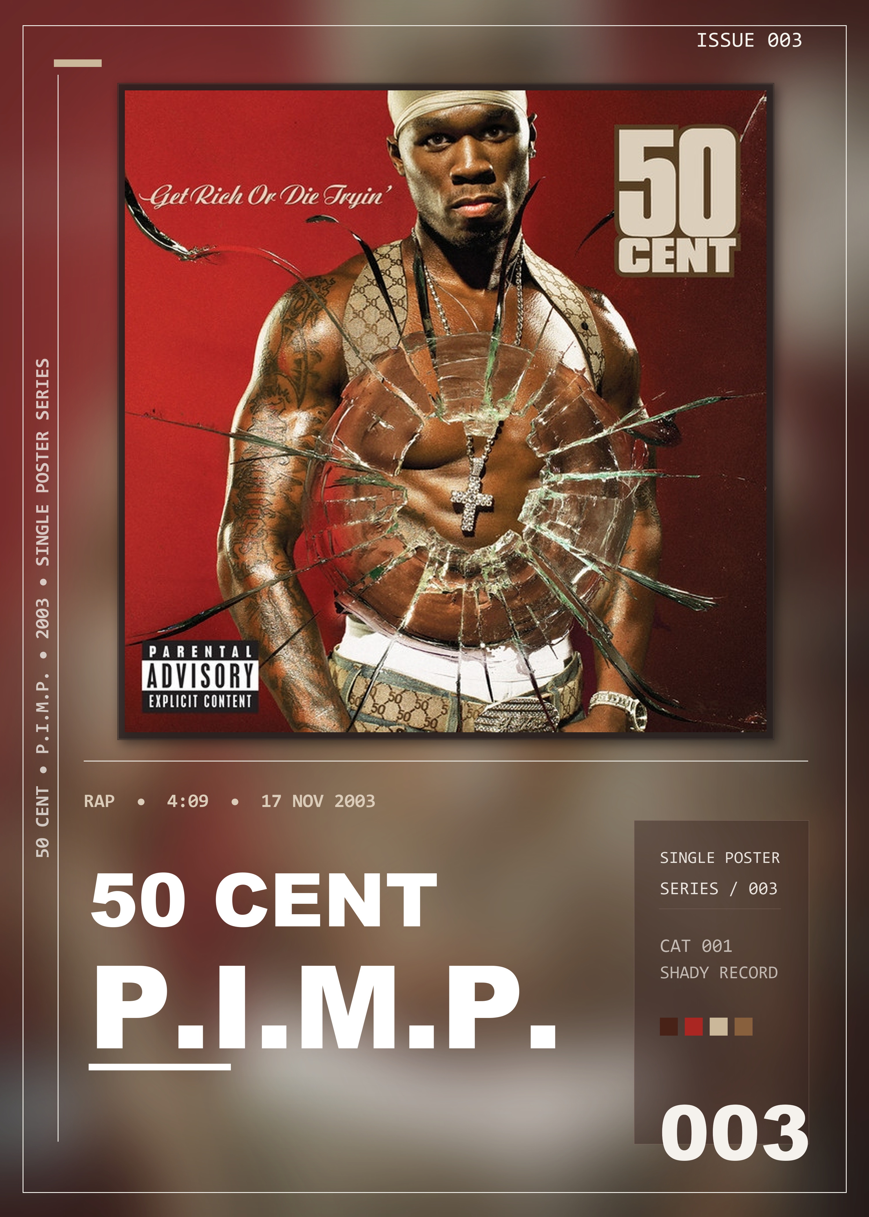 Music poster: 50 Cent - PIMP