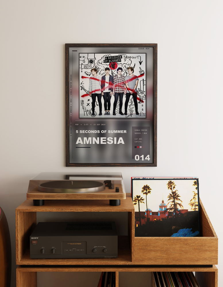 Music poster: 5 Seconds of Summer - Amnesia