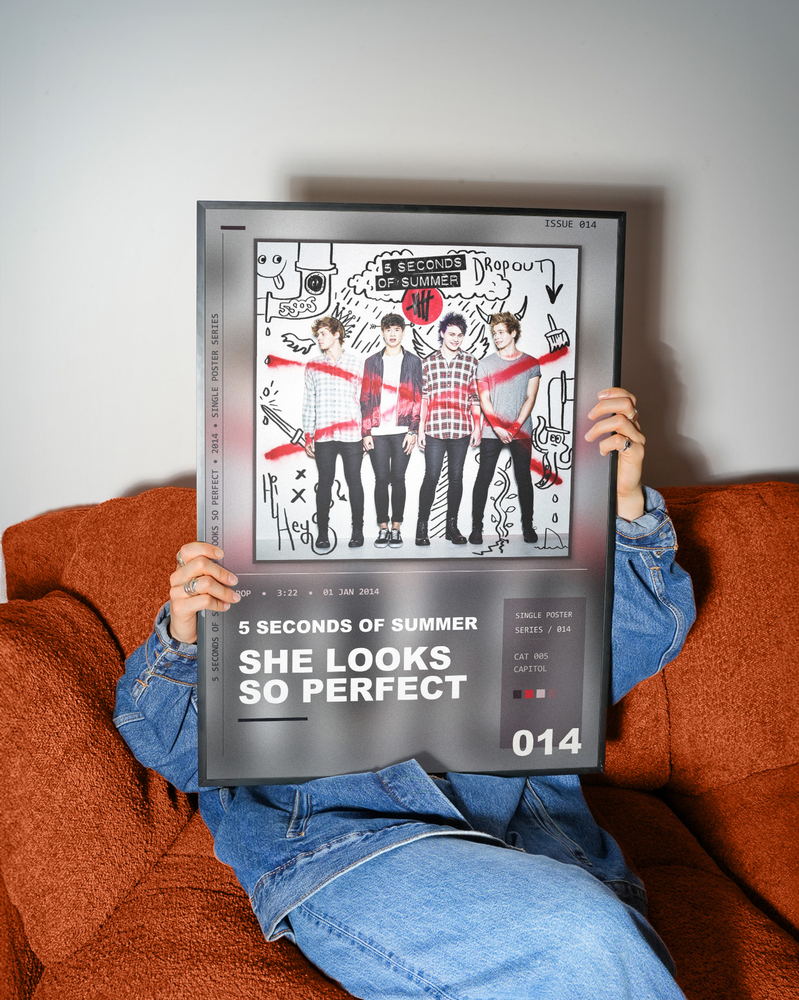 Music poster: 5 Seconds of Summer - She Looks So Perfect