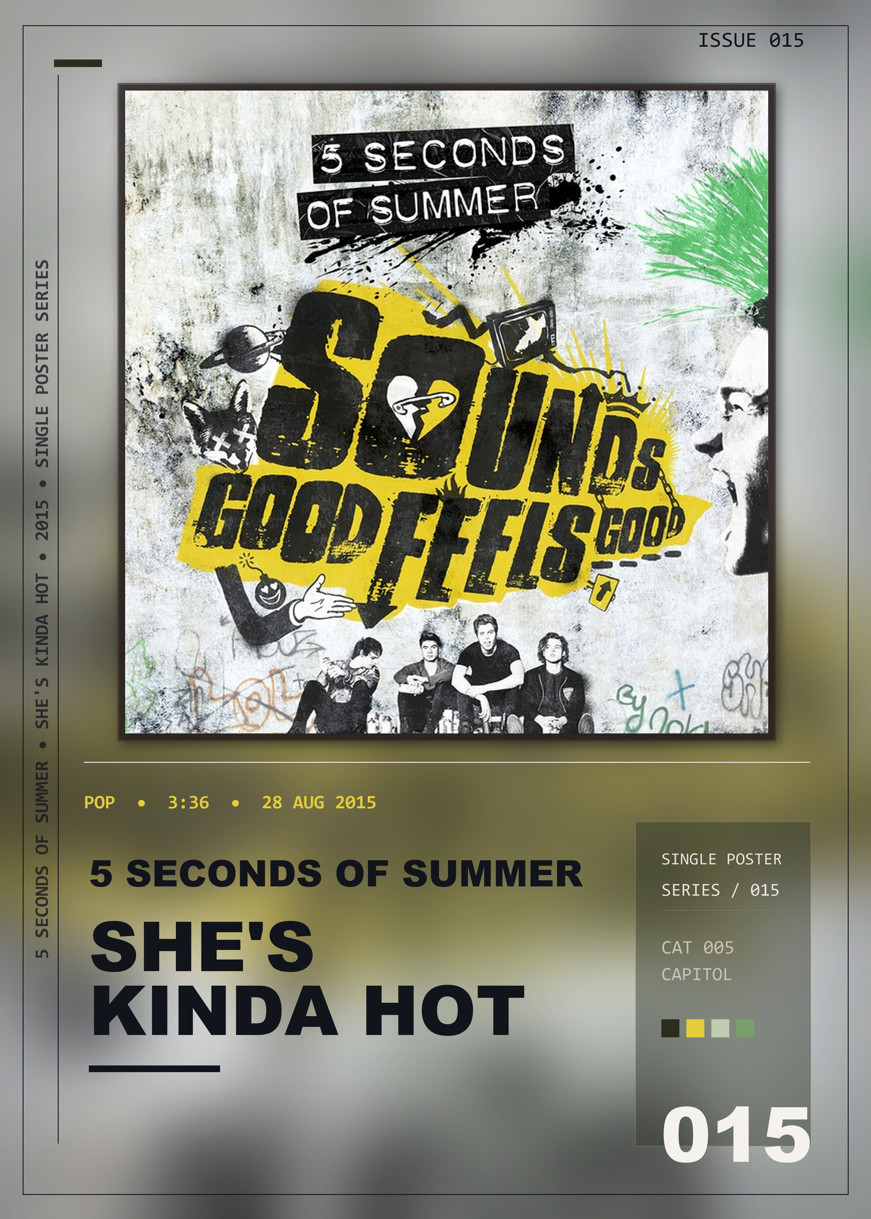 Music poster: 5 Seconds of Summer - Shes Kinda Hot