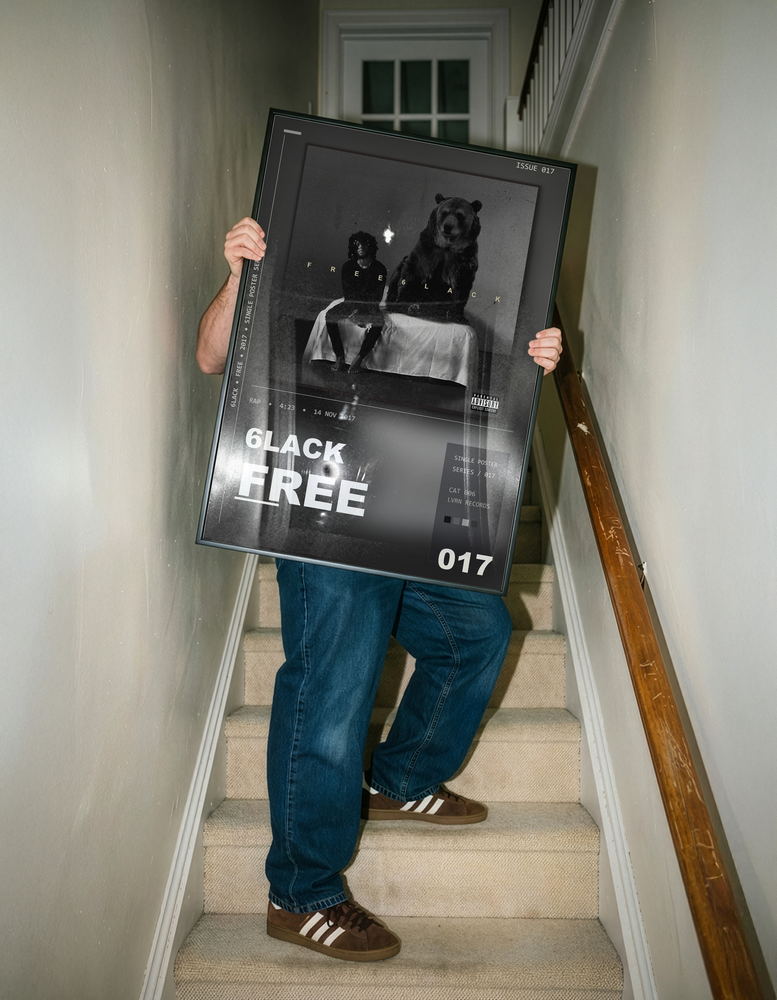 Music poster: 6LACK - Free