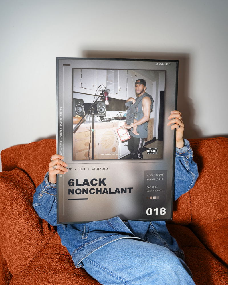 Music poster: 6LACK - Nonchalant