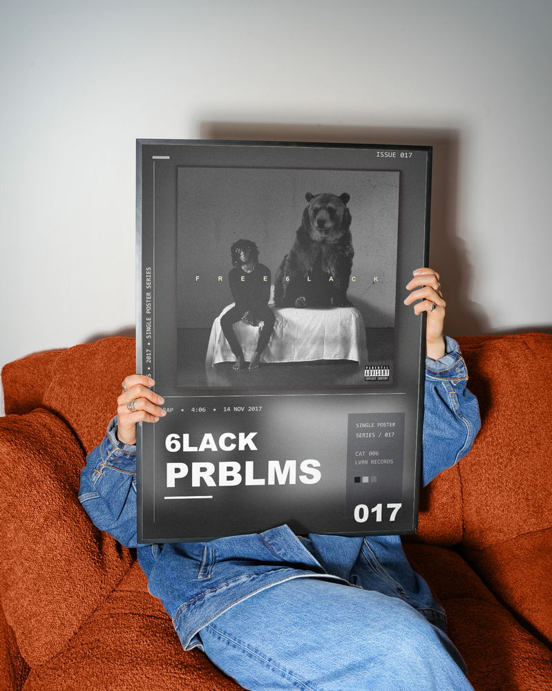 Music poster: 6LACK - PRBLMS