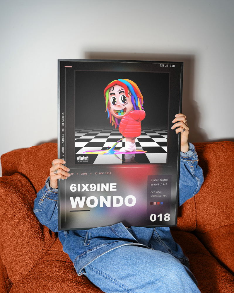 Music poster: 6ix9ine - WONDO