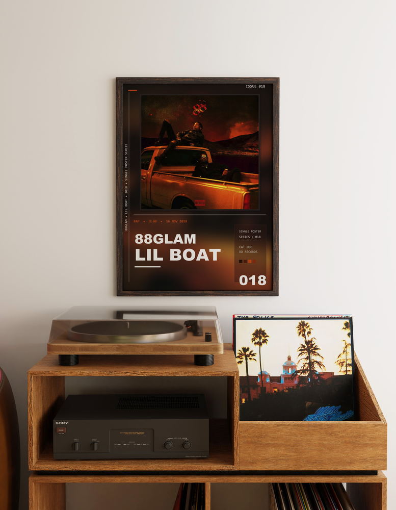 Music poster: 88GLAM - Lil Boat