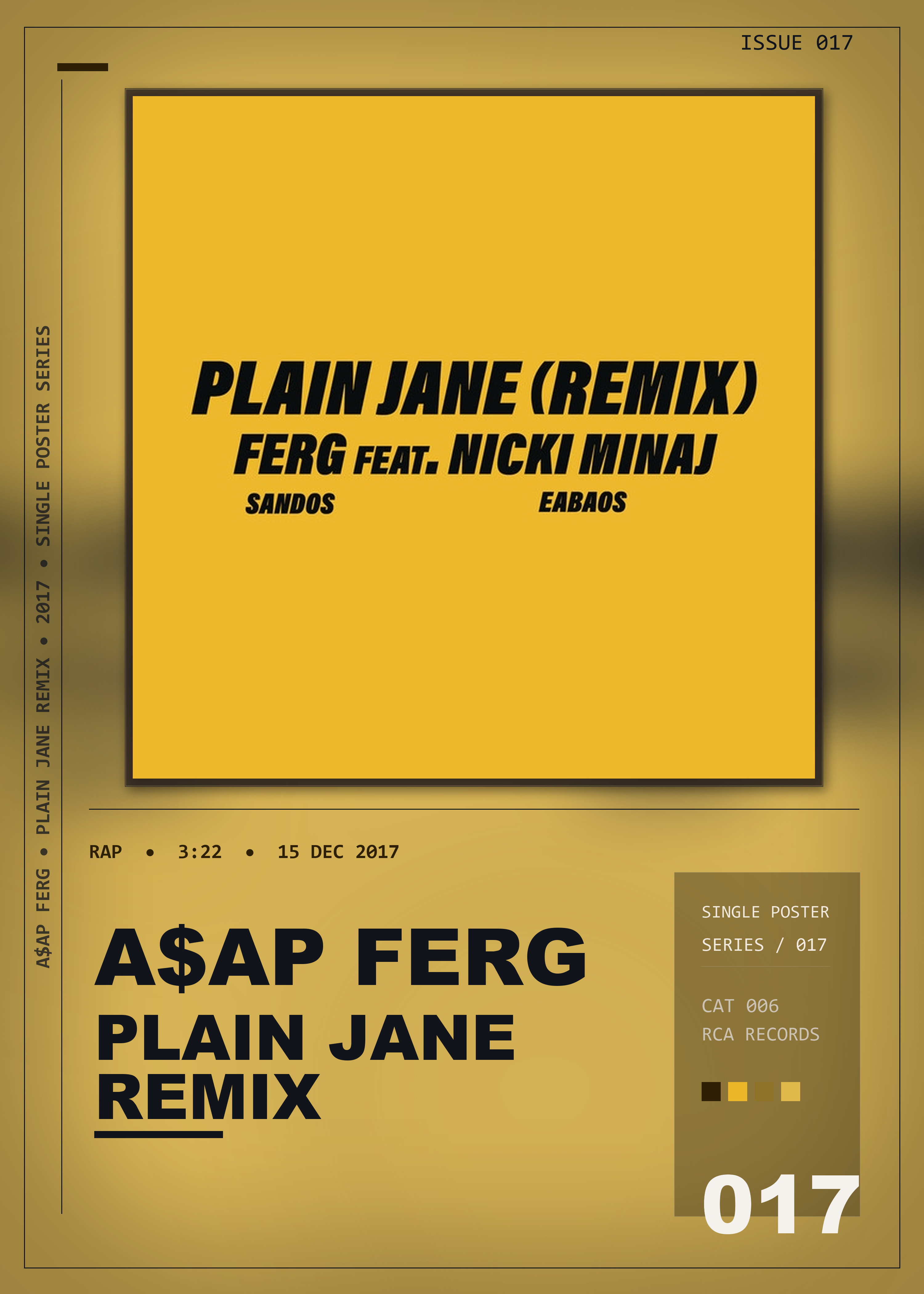 Music poster: AAP Ferg - Plain Jane REMIX