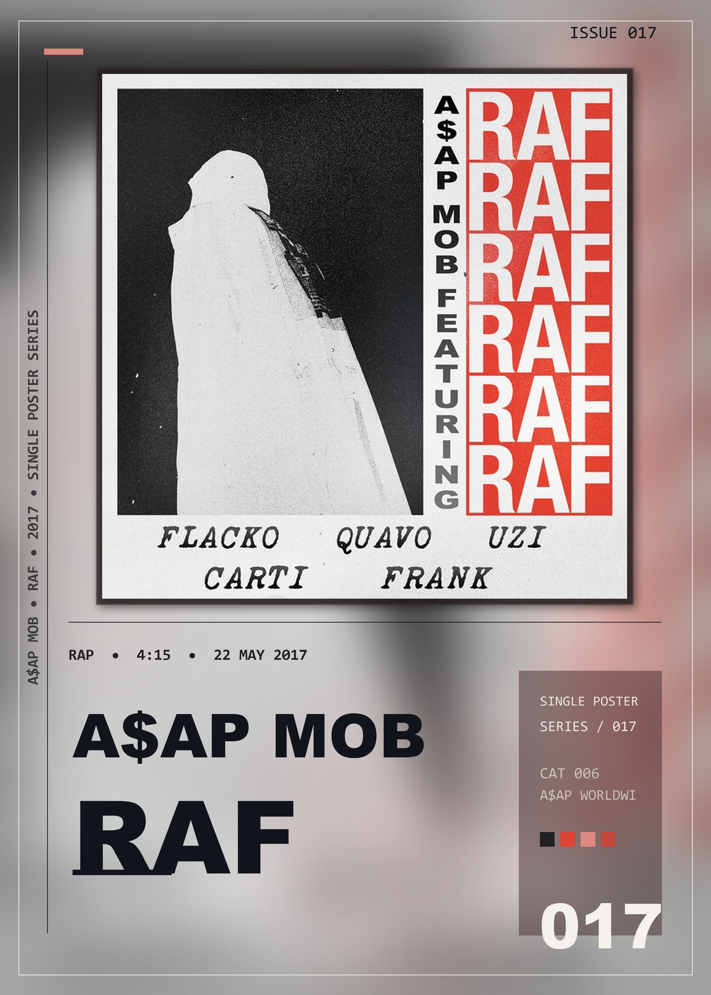 Music poster: AAP Mob - RAF