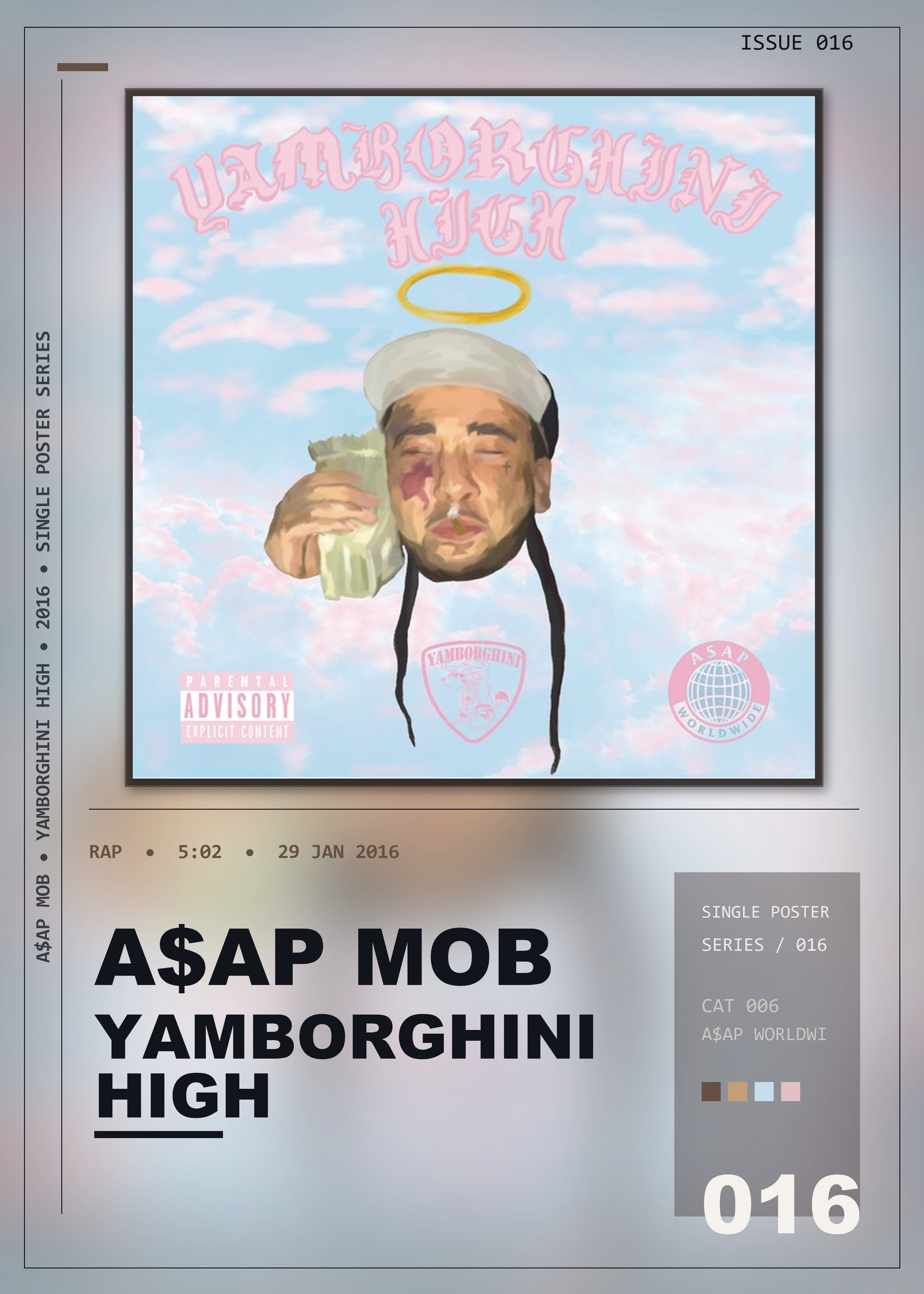 Music poster: AAP Mob - Yamborghini High