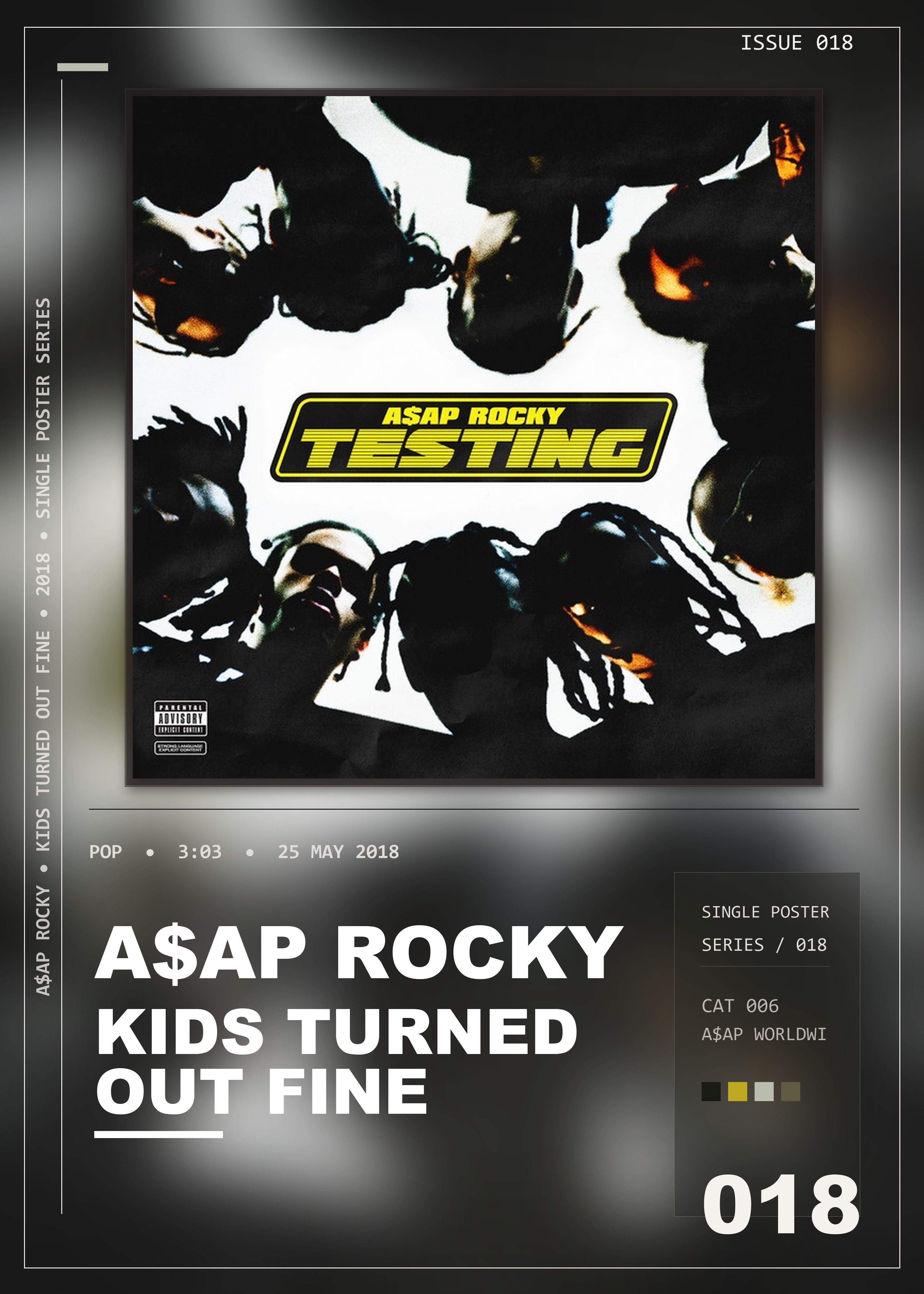 Music poster: AAP Rocky - Kids Turned Out Fine