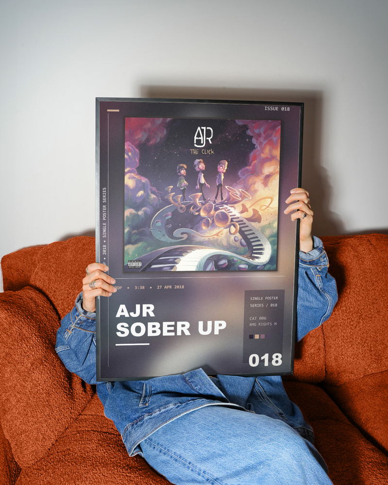 Music poster: AJR - Sober Up