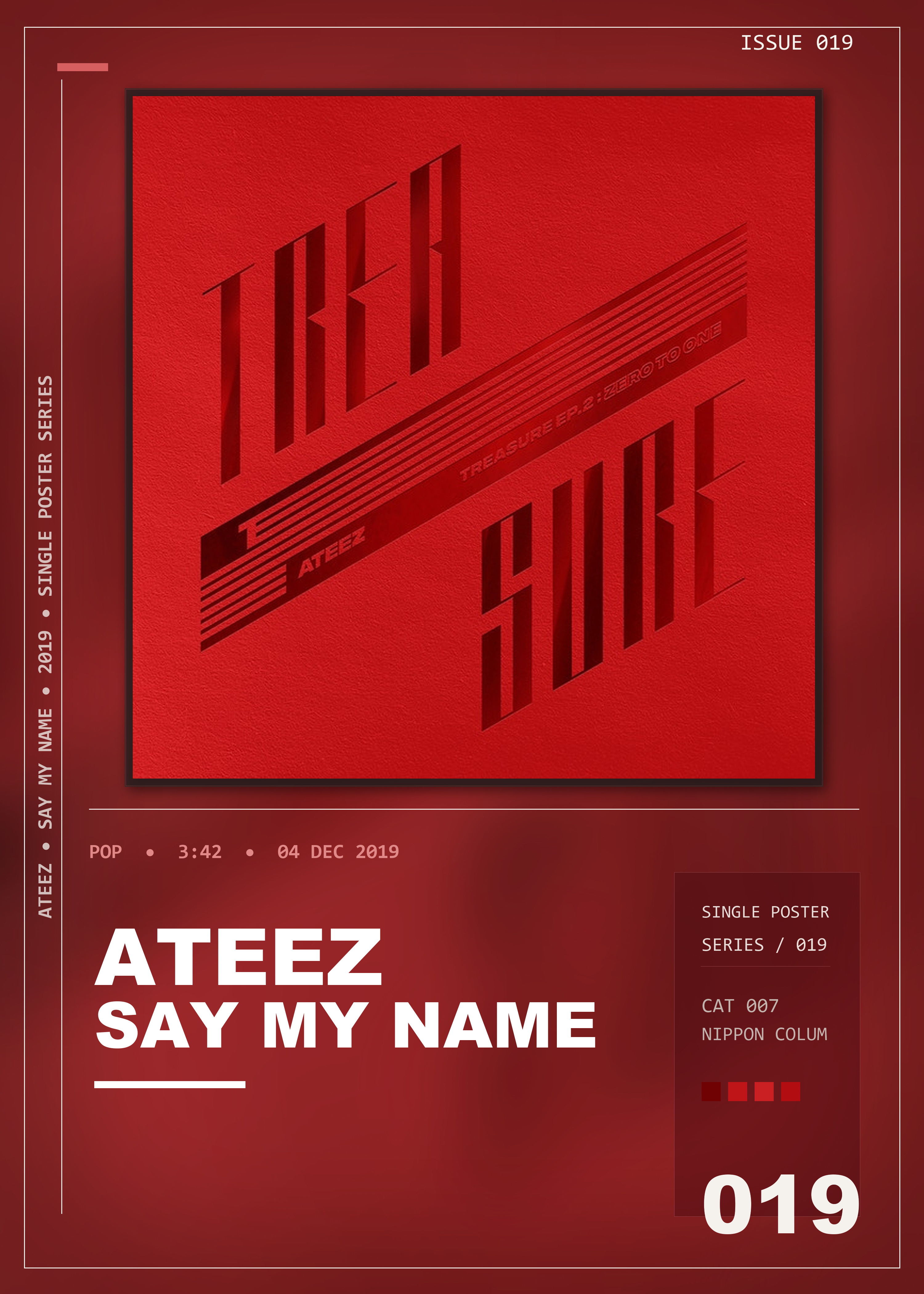 Music poster: ATEEZ - Say My Name