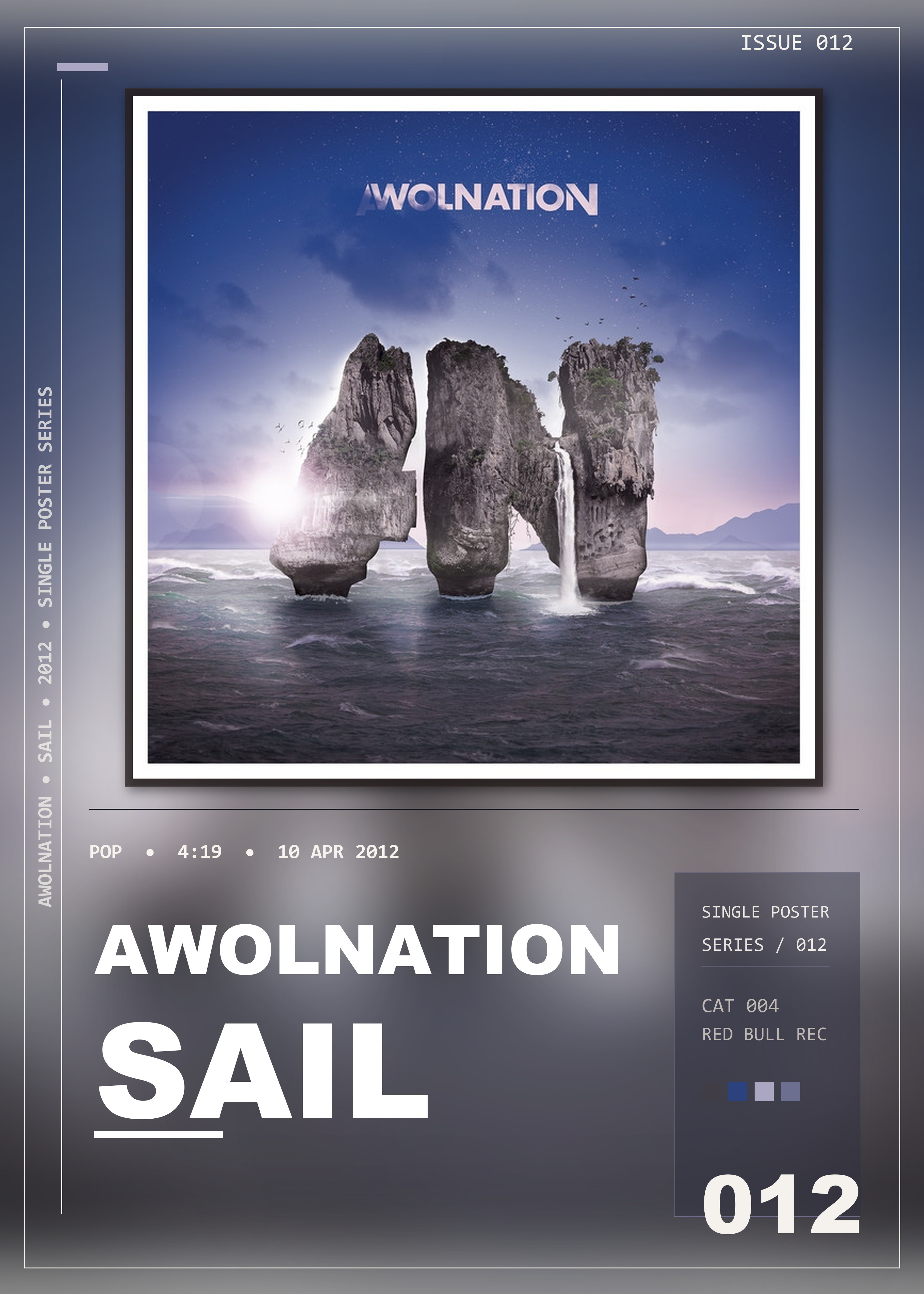Music poster: AWOLNATION - Sail